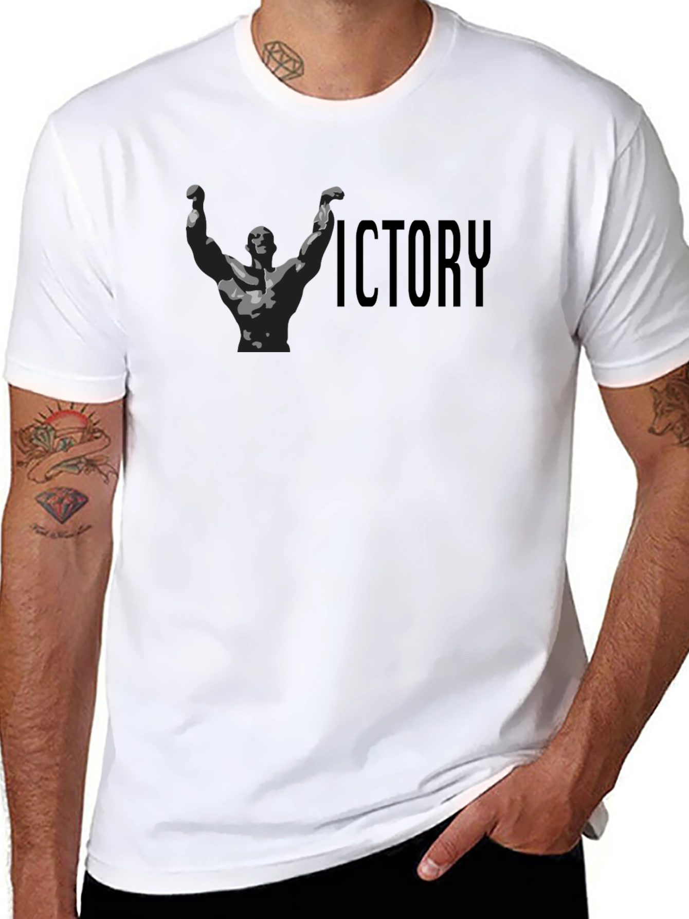 Victory Graphic Tee - Arnold Bodybuilding Shirt