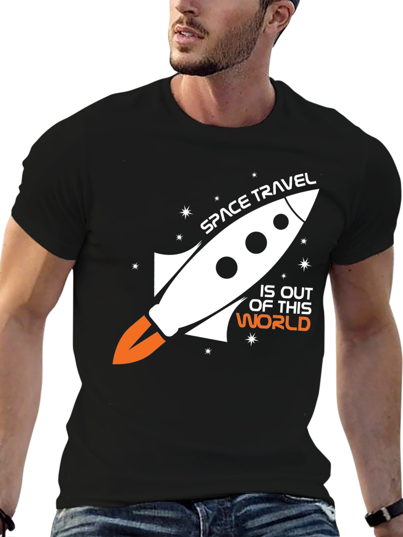 Space Travel Out of This World Graphic T-Shirt
