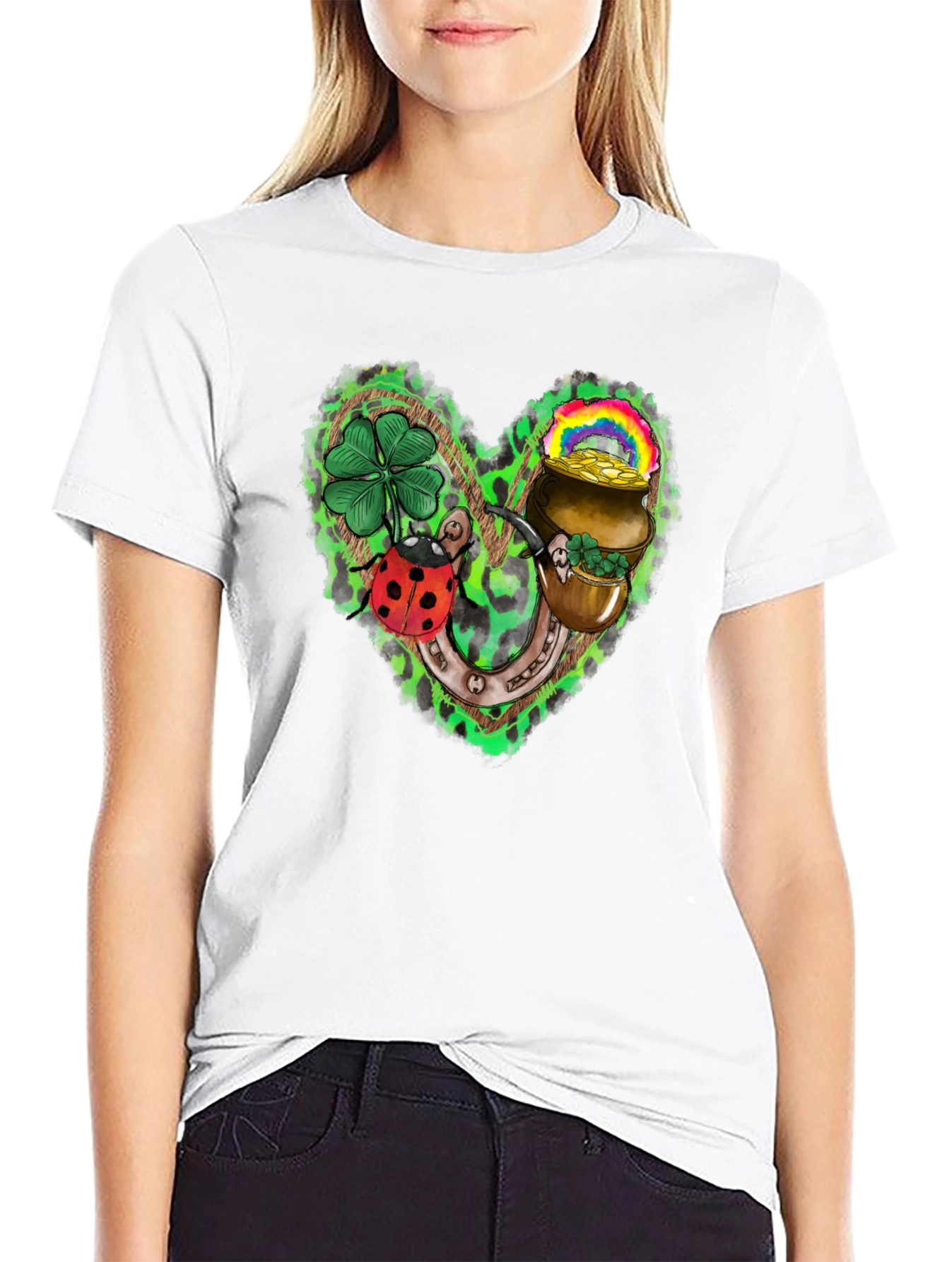 Lucky St. Patricks Day Graphic Tee