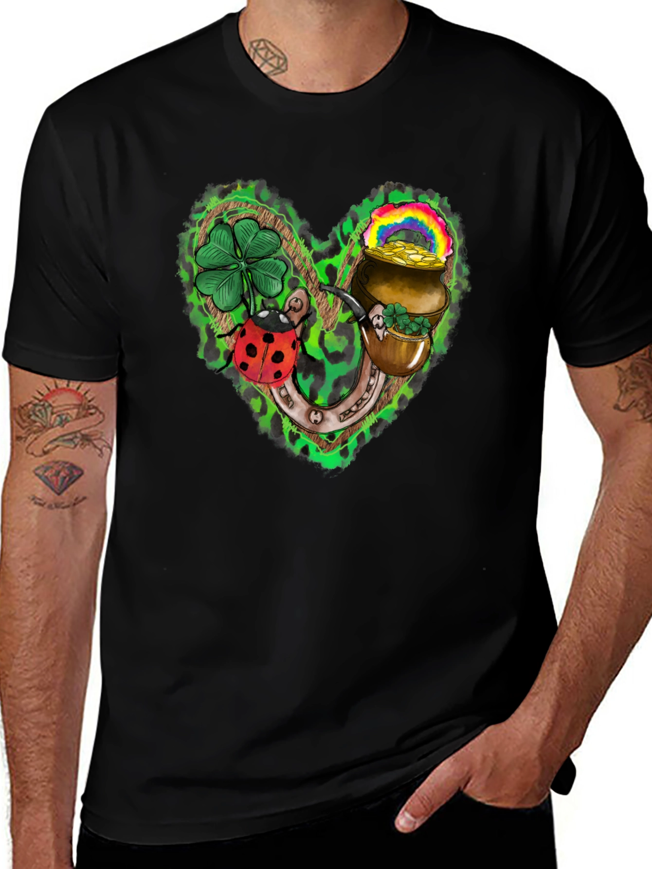 Lucky St. Patricks Day Graphic Tee