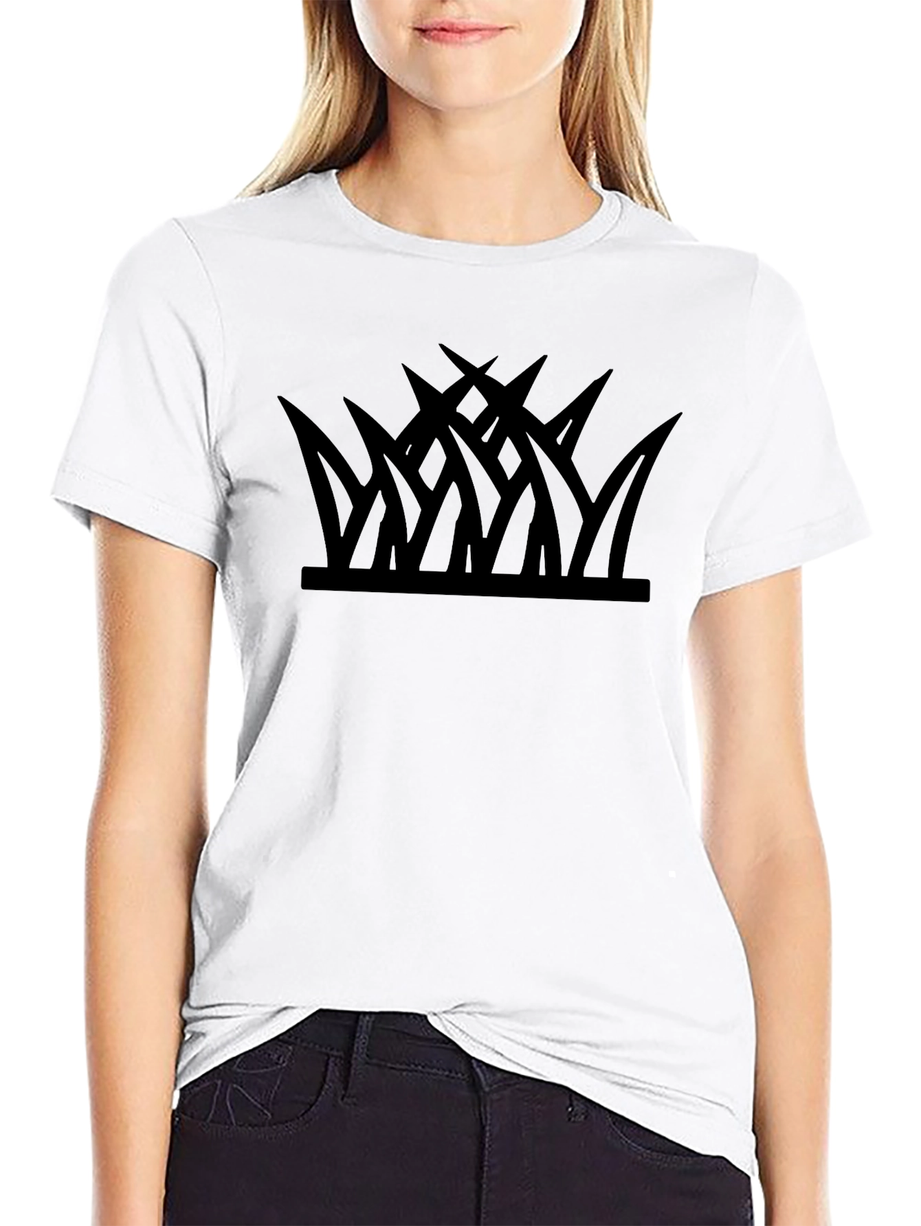 Grass Graphic Tee - Modern Style