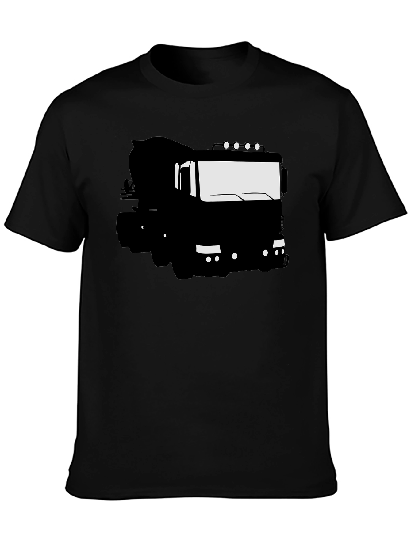 Black Truck Graphic Tee - Mens Casual Shirt