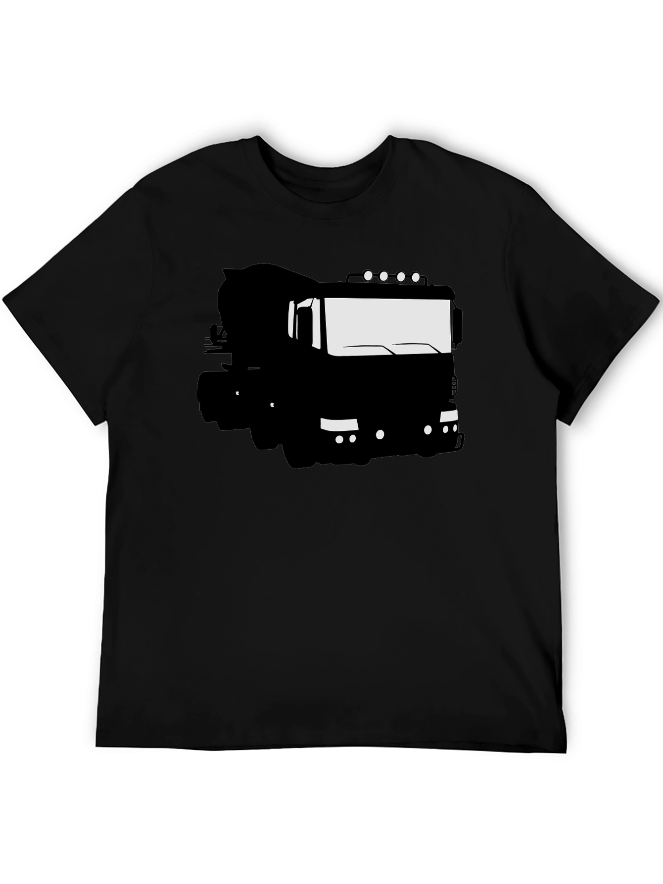 Black Truck Graphic Tee - Mens Casual Shirt