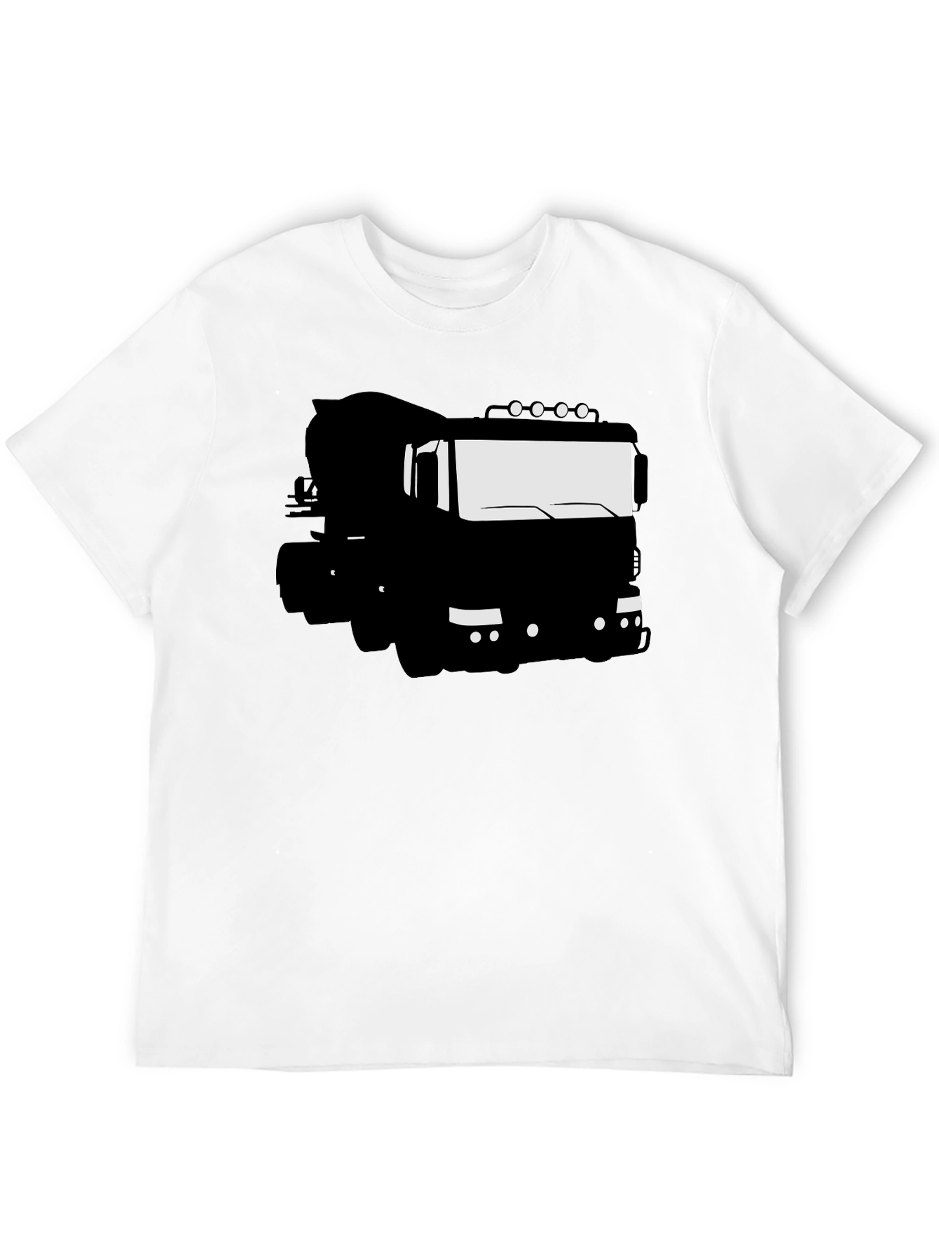 Black Truck Graphic Tee - Mens Casual Shirt