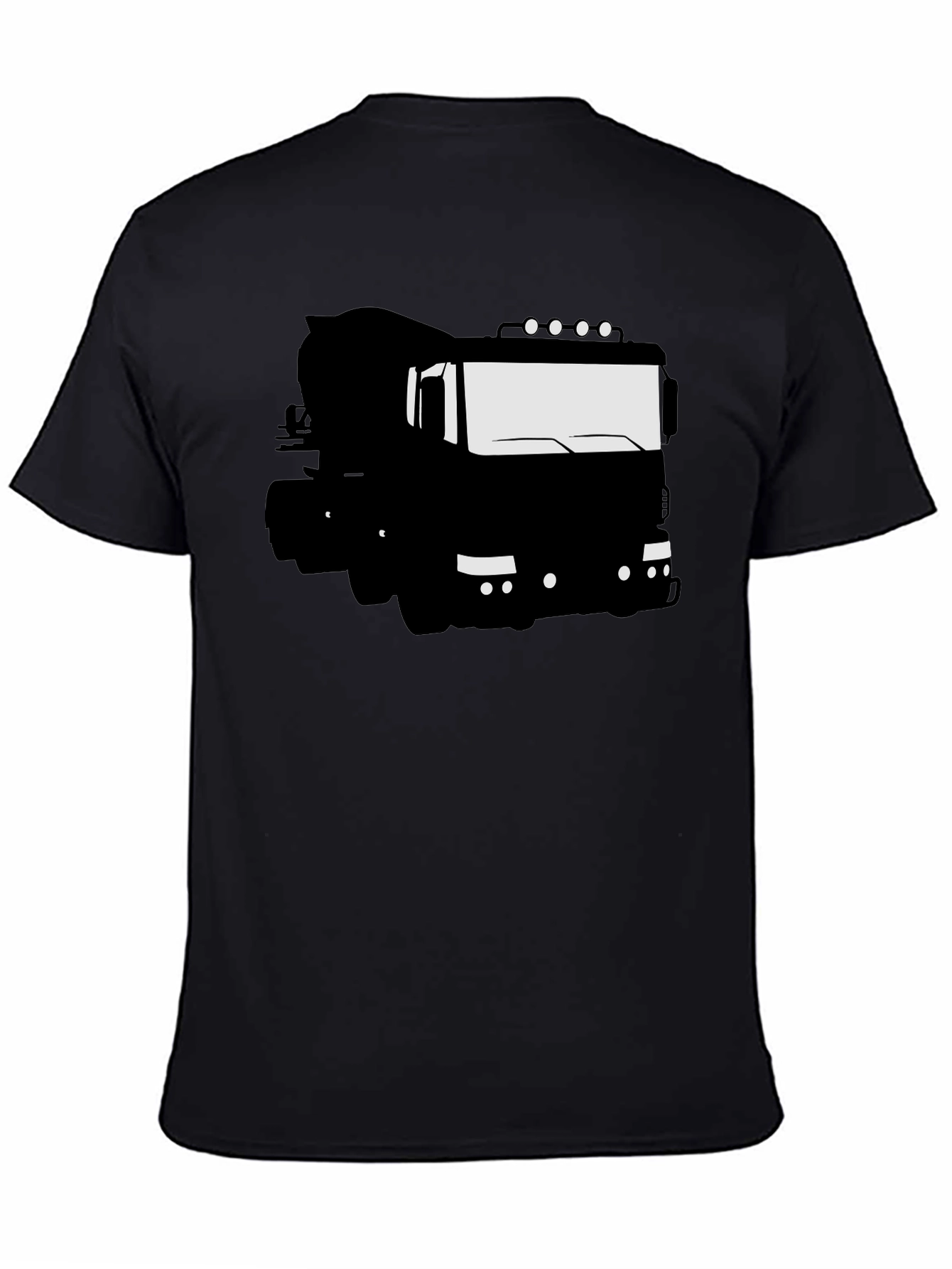 Black Truck Graphic Tee - Mens Casual Shirt
