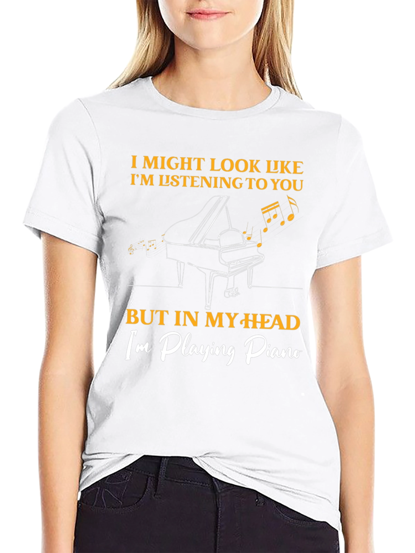 Piano Player T-Shirt - Musician Humor Tee