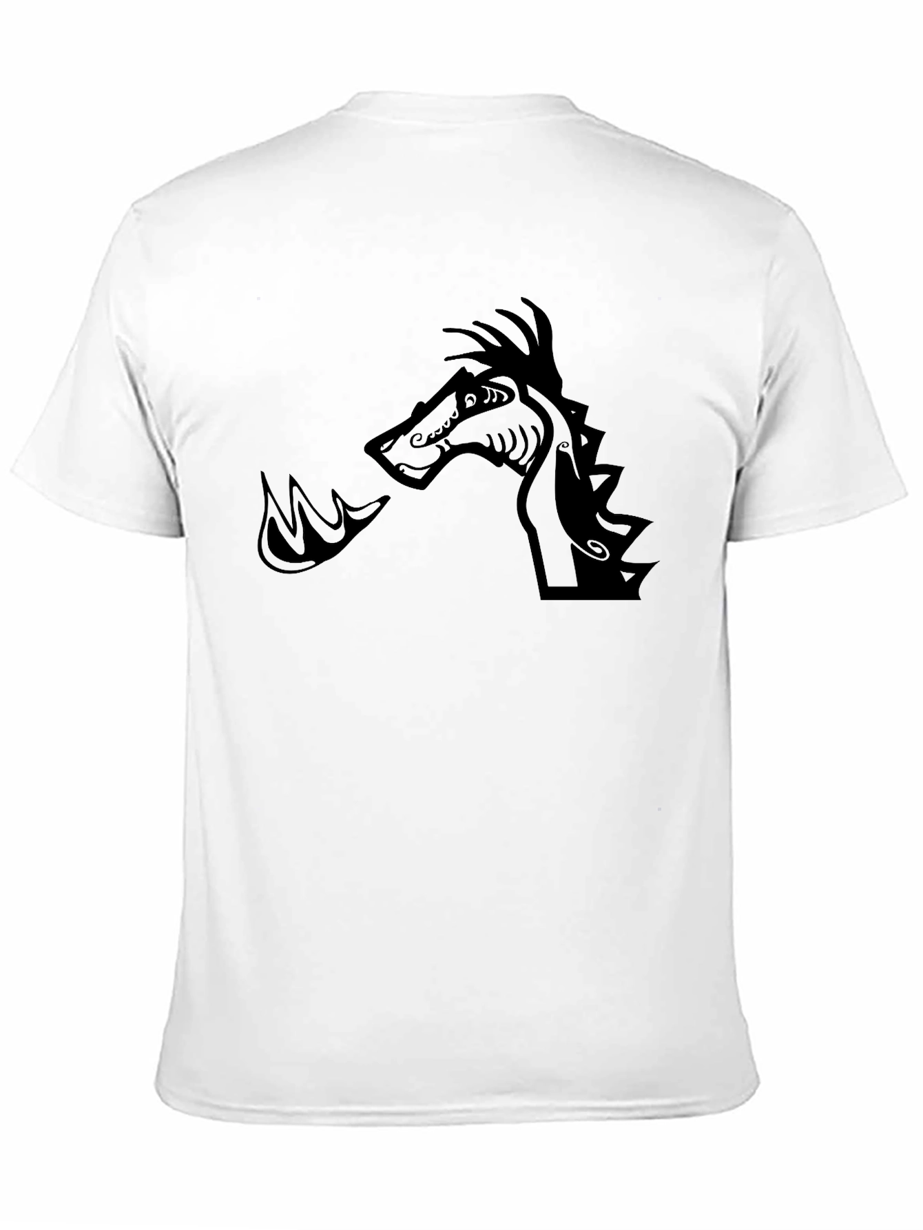 Dragon Fire Graphic Black T-Shirt