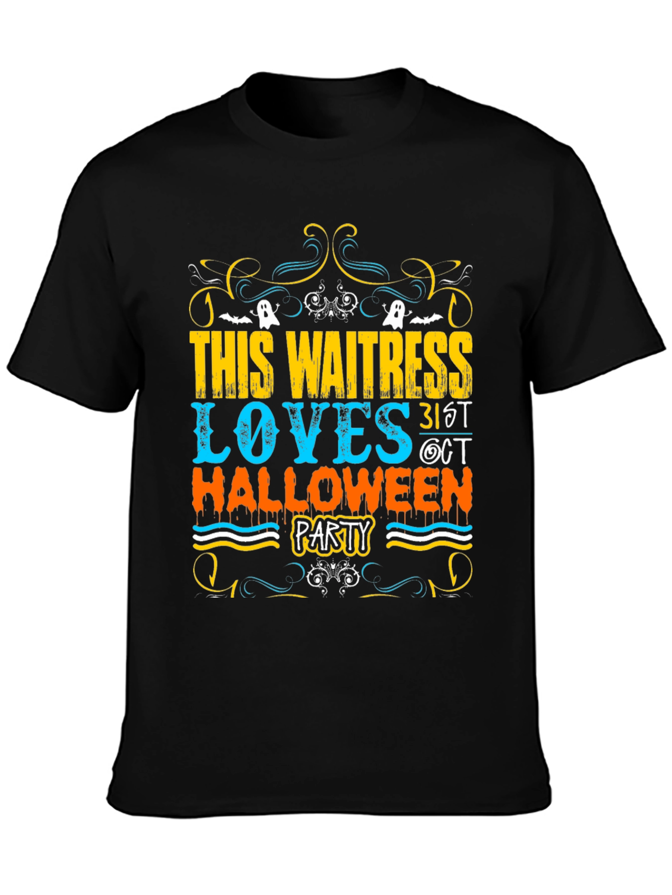 Waitress Halloween Party T-Shirt