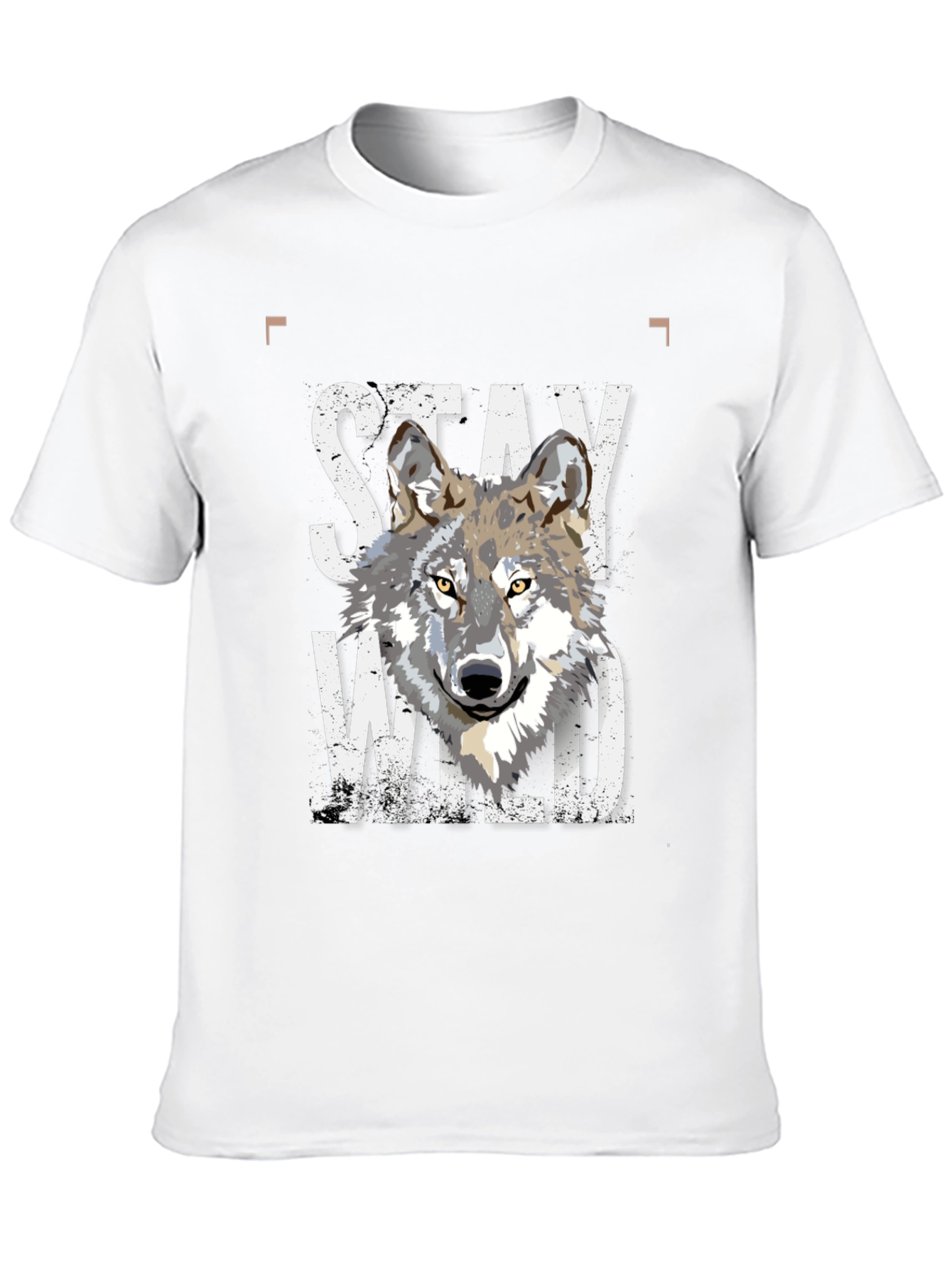 Stay Wild Wolf Graphic T-Shirt