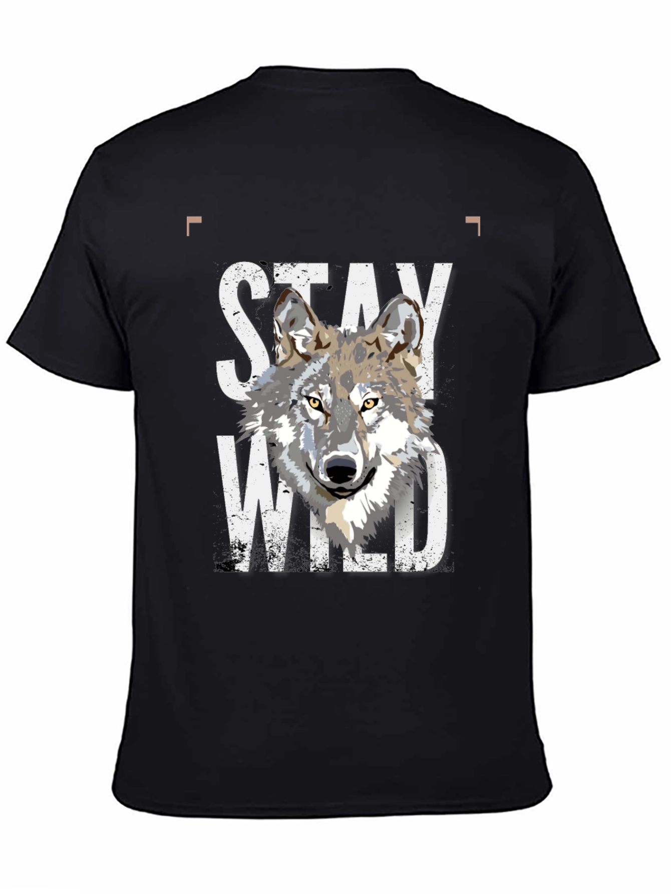Stay Wild Wolf Graphic T-Shirt