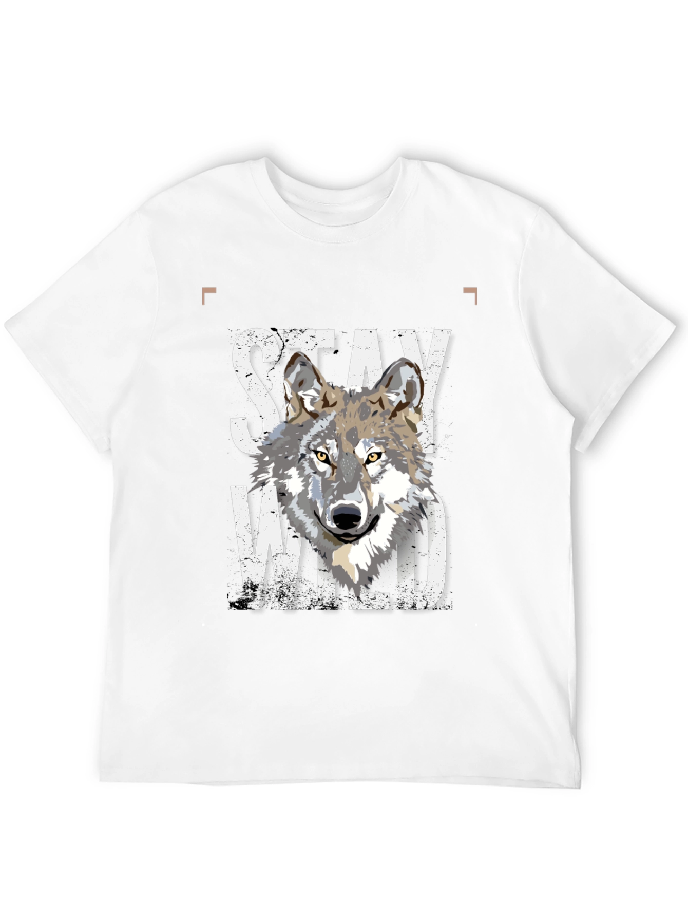 Stay Wild Wolf Graphic T-Shirt