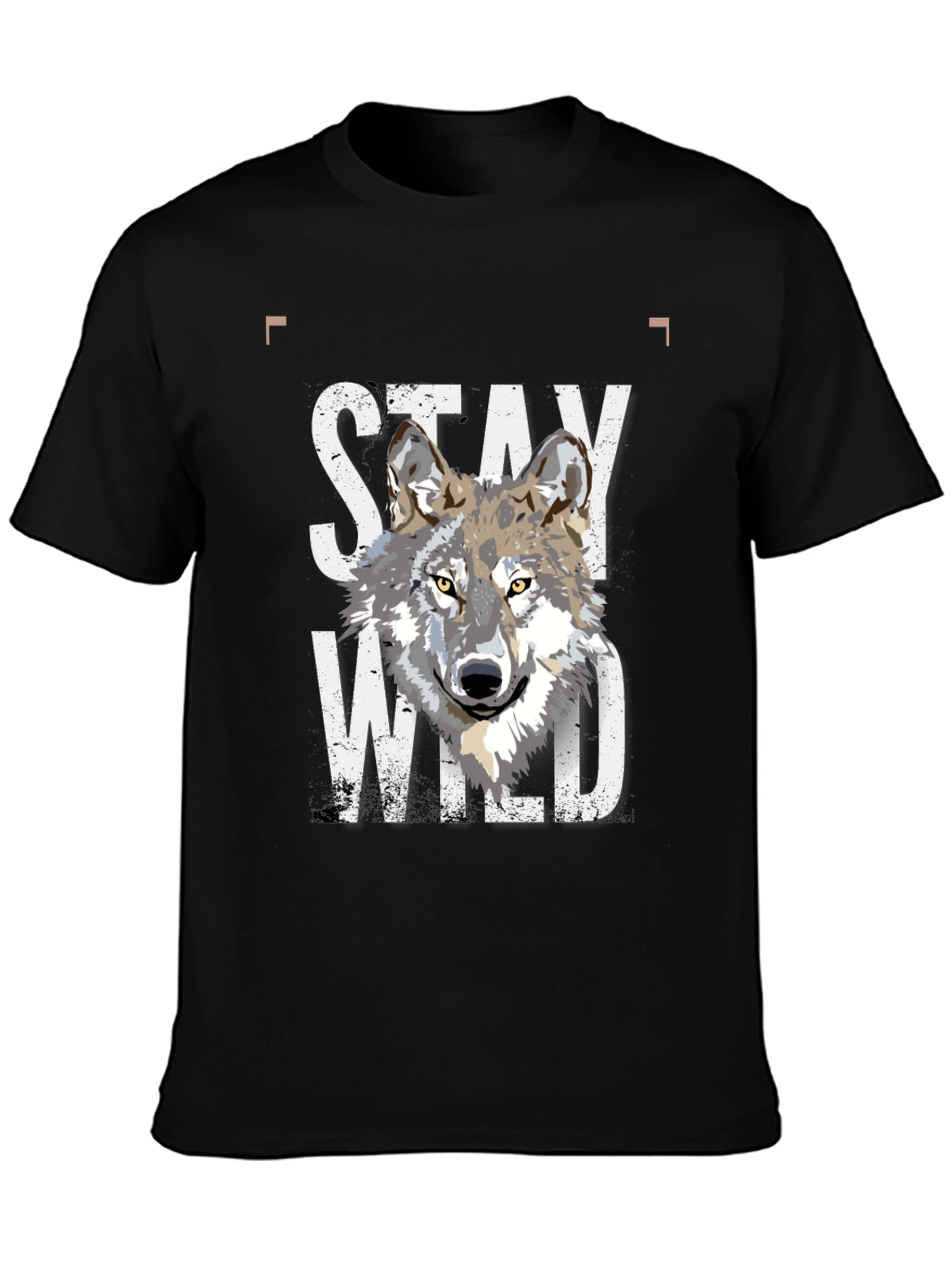 Stay Wild Wolf Graphic T-Shirt