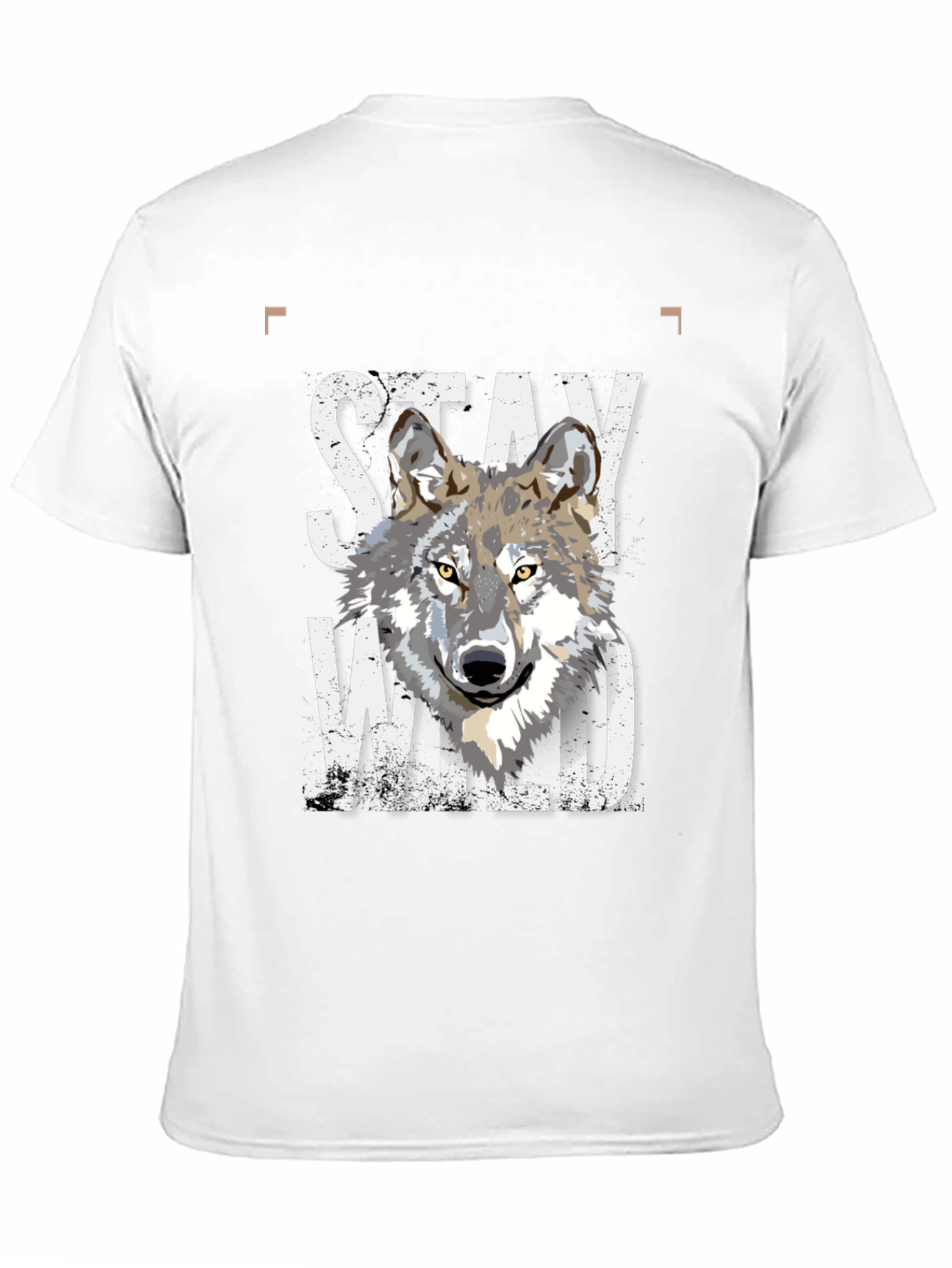 Stay Wild Wolf Graphic T-Shirt