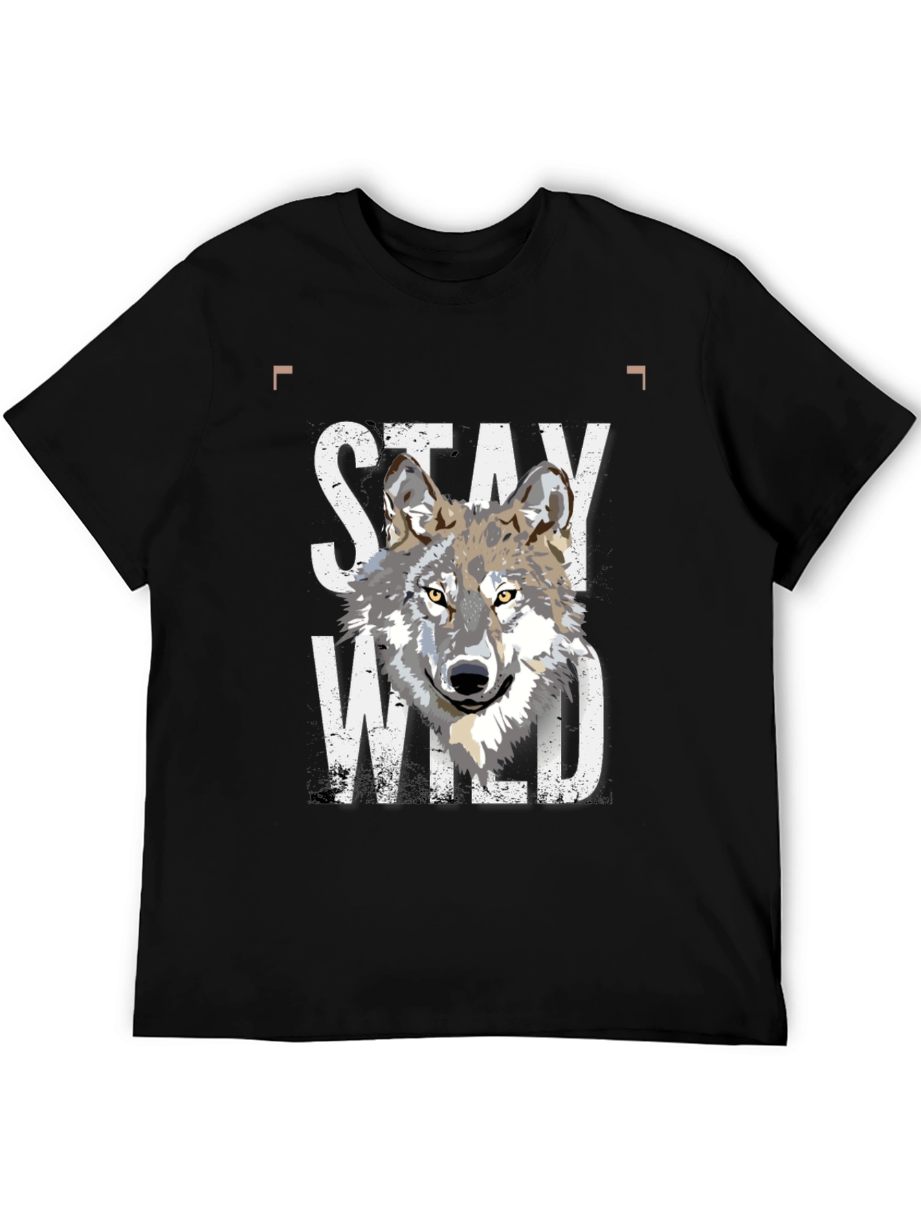 Stay Wild Wolf Graphic T-Shirt
