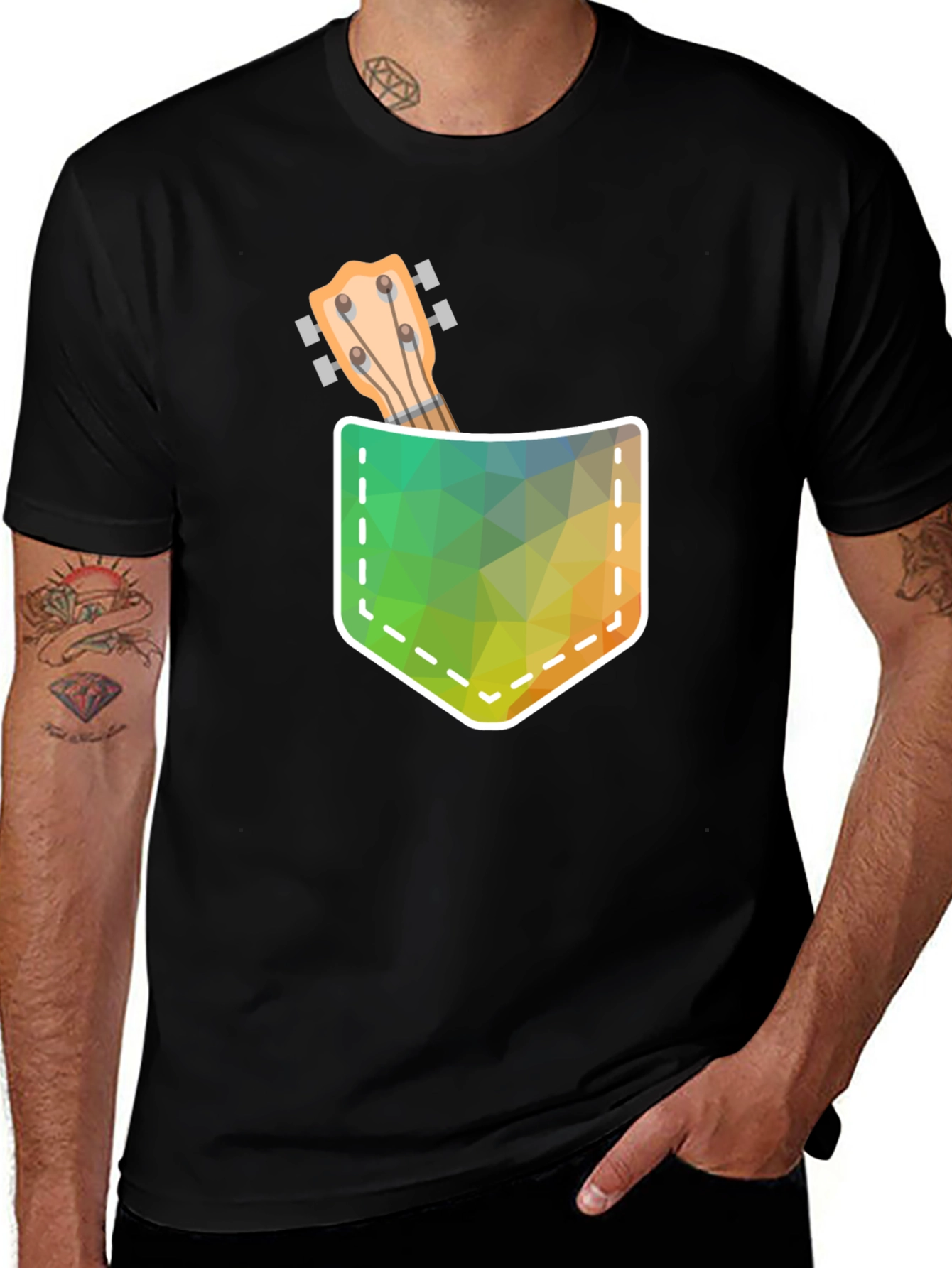 Ukulele Pocket Graphic Tee