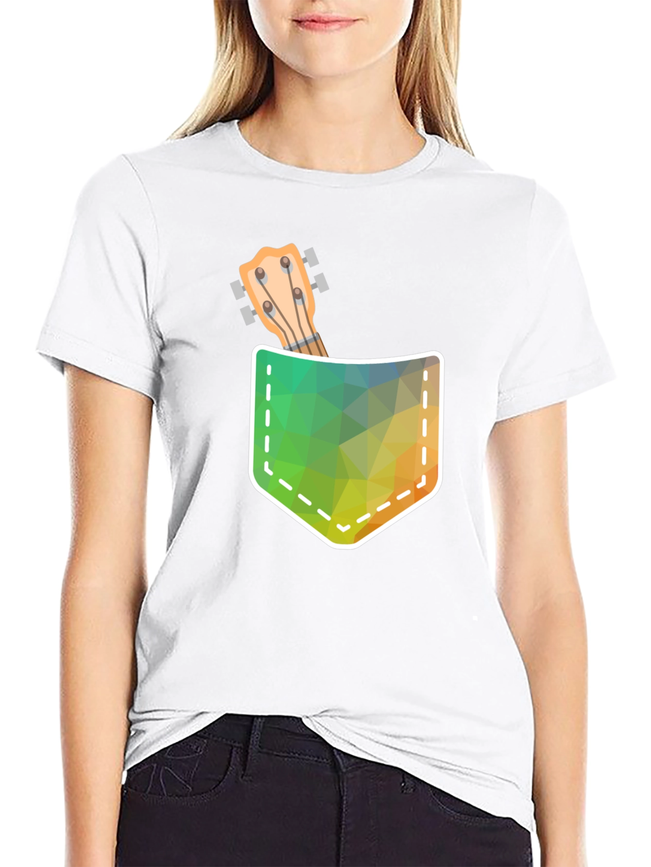 Ukulele Pocket Graphic Tee