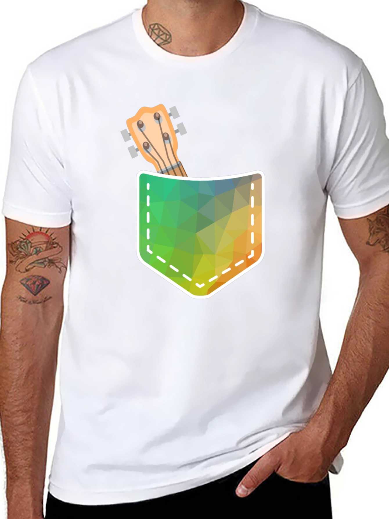Ukulele Pocket Graphic Tee