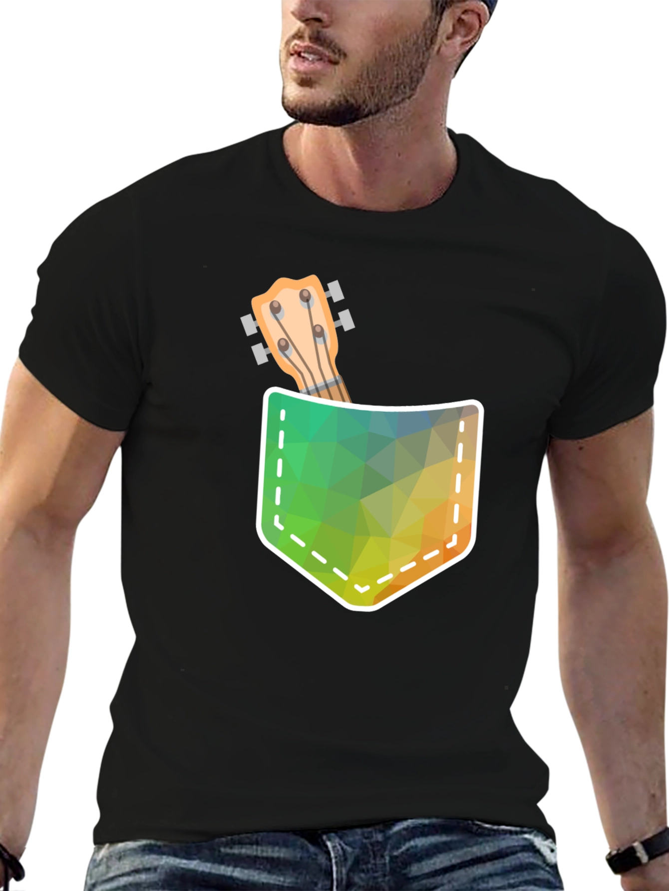 Ukulele Pocket Graphic Tee