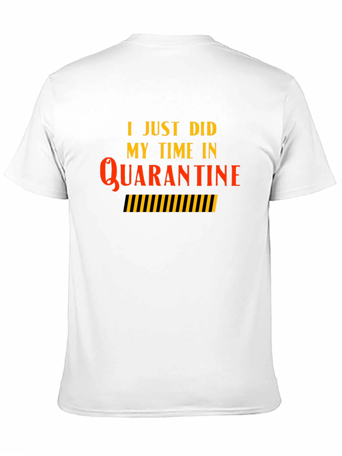 Quarantine Time Black T-Shirt - Novelty Graphic Tee
