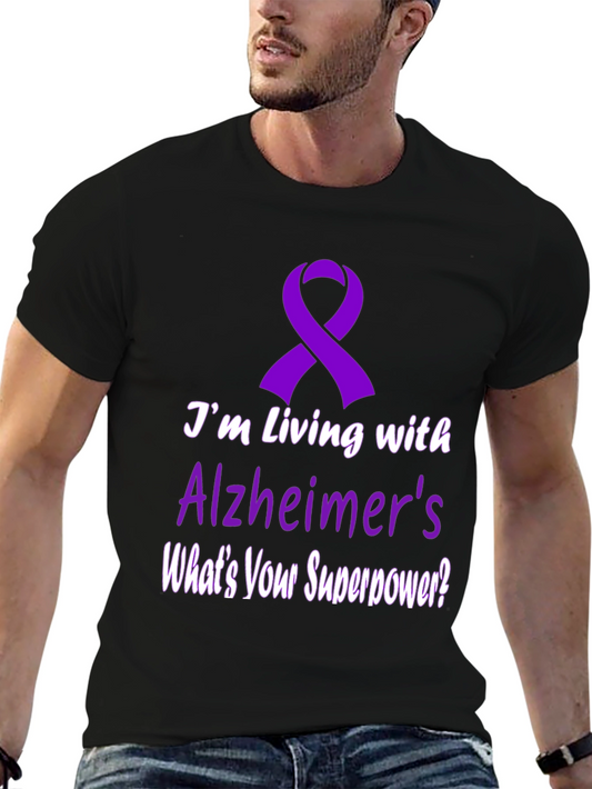Alzheimers Awareness Ribbon T-Shirt