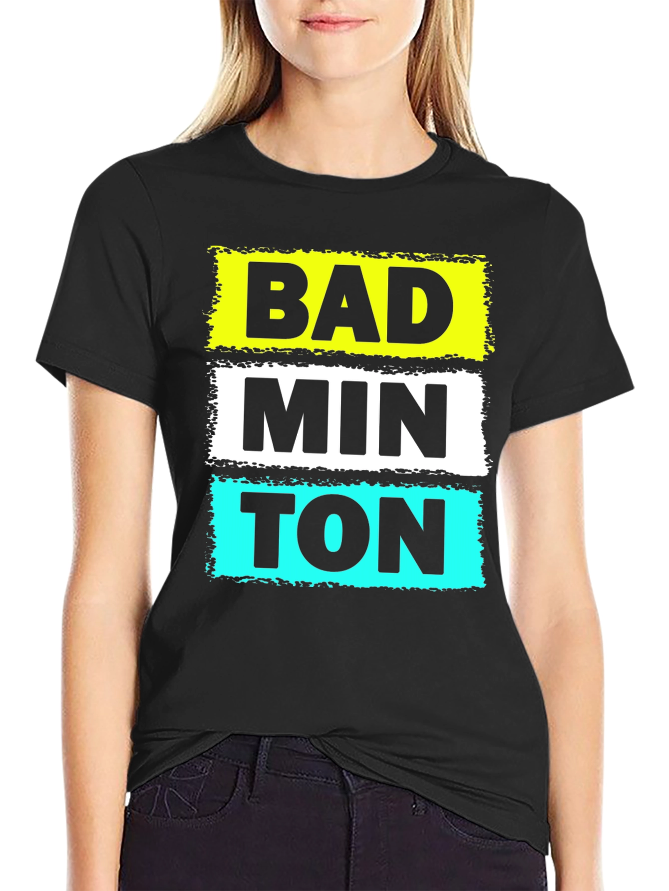 Badminton Graphic T-Shirt - Novelty Design