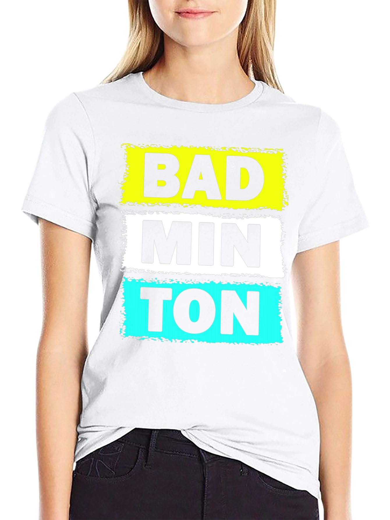 Badminton Graphic T-Shirt - Novelty Design