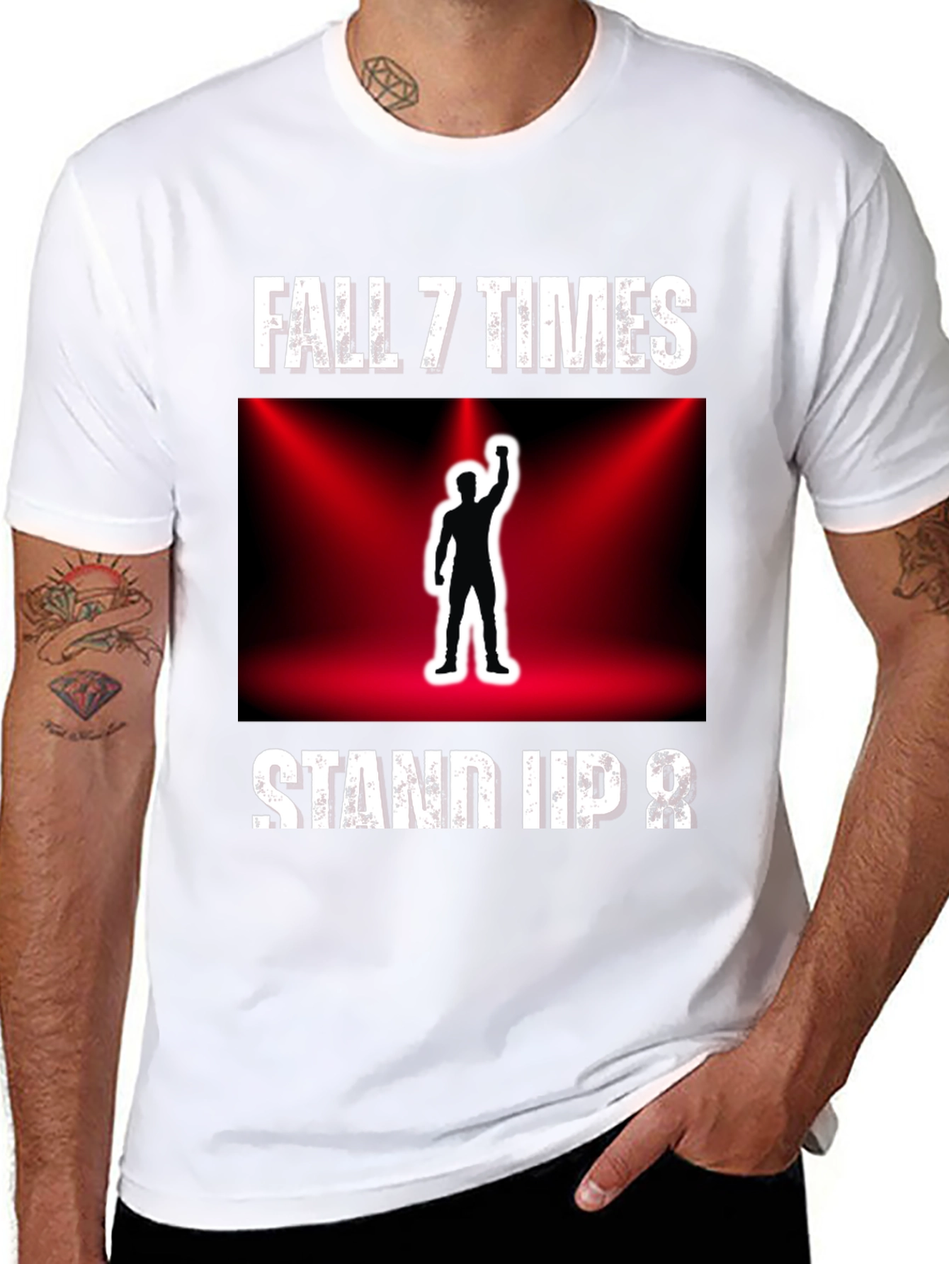 Fall 7 Times Stand Up 8 T-Shirt