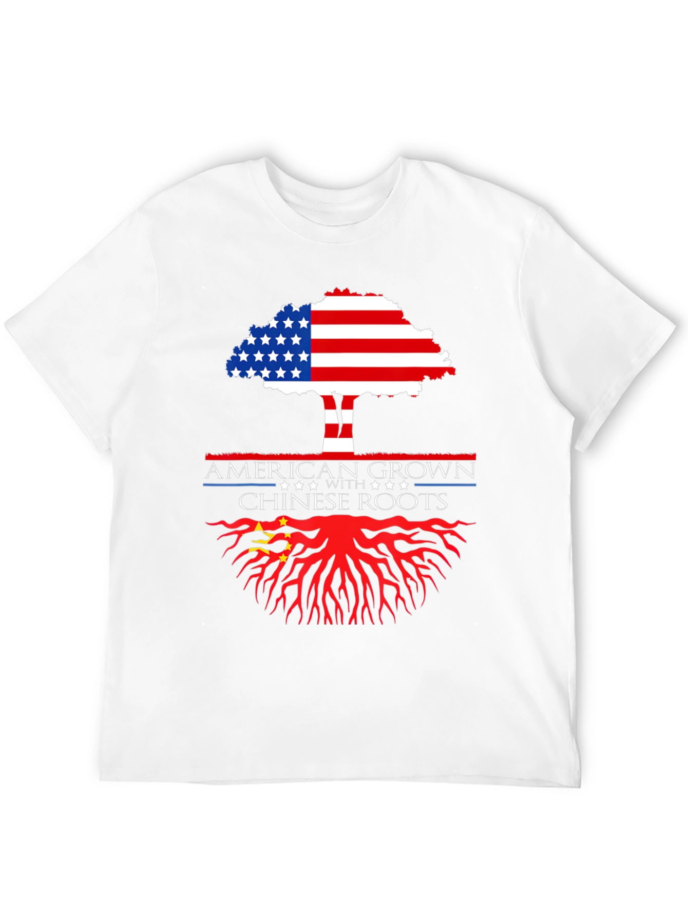American Grown with Chinese Roots T-Shirt