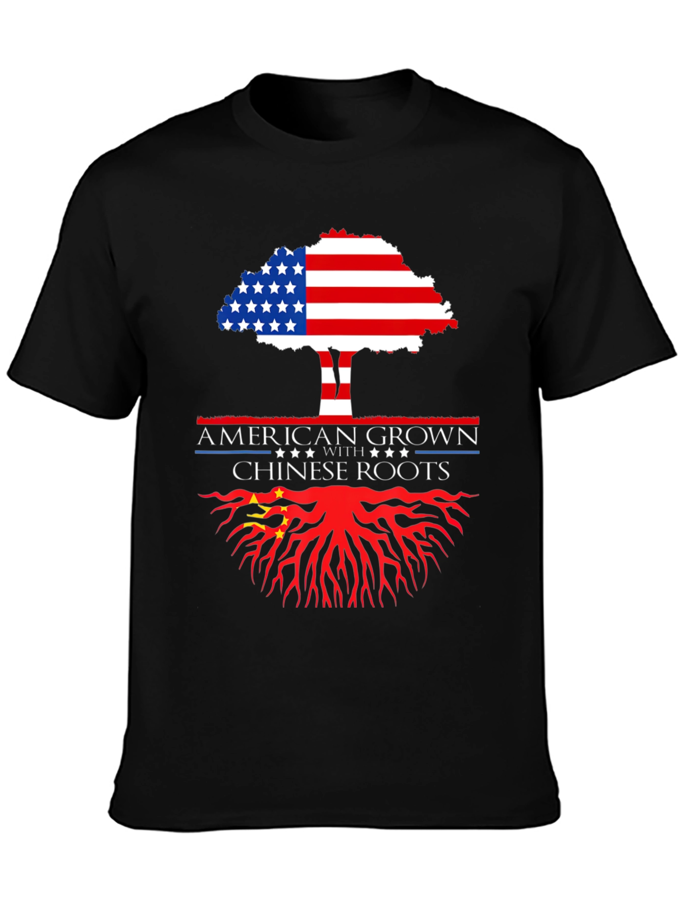 American Grown with Chinese Roots T-Shirt