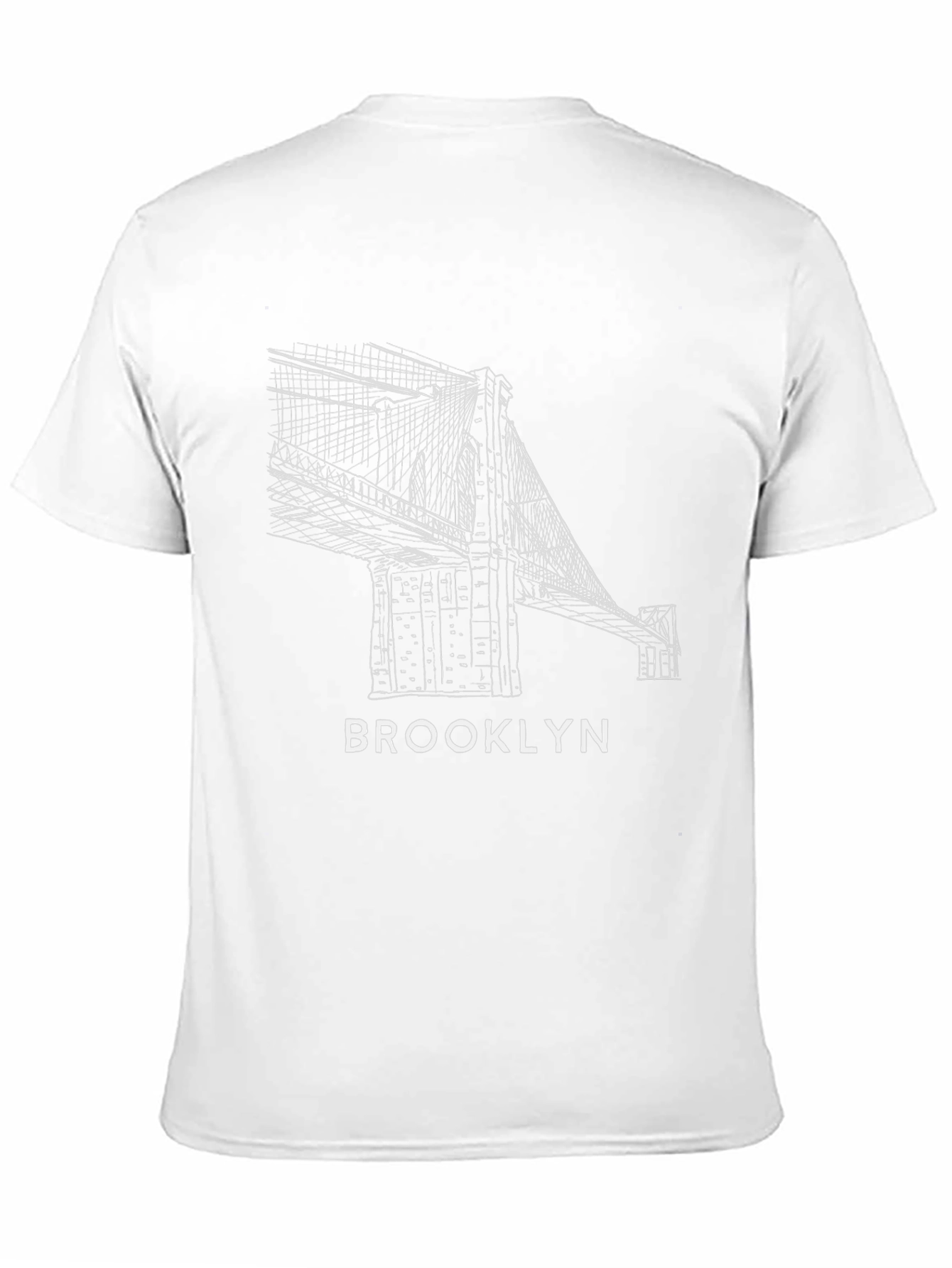 Brooklyn Bridge Graphic Tee - Black Cotton