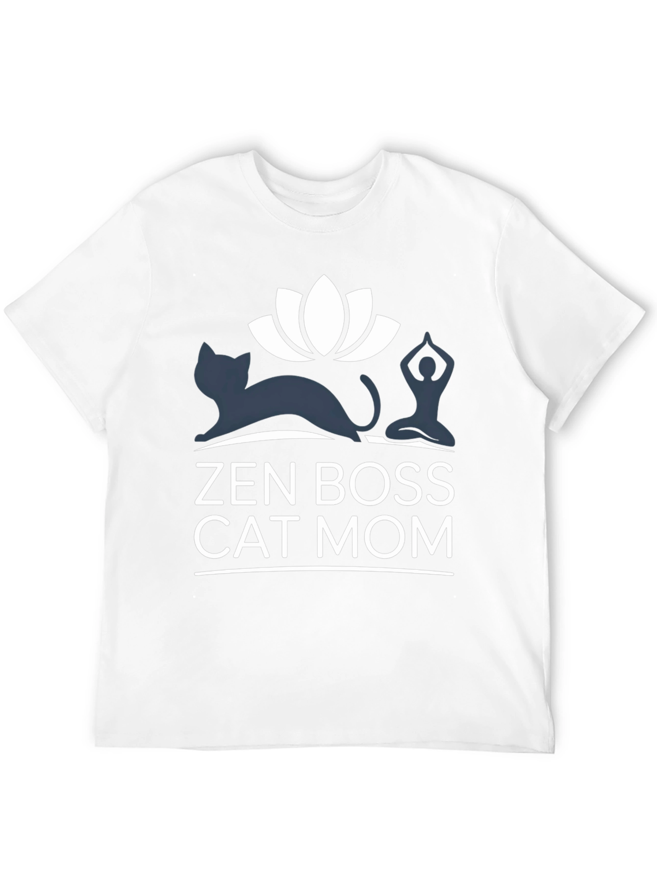 Zen Boss Cat Mom T-Shirt