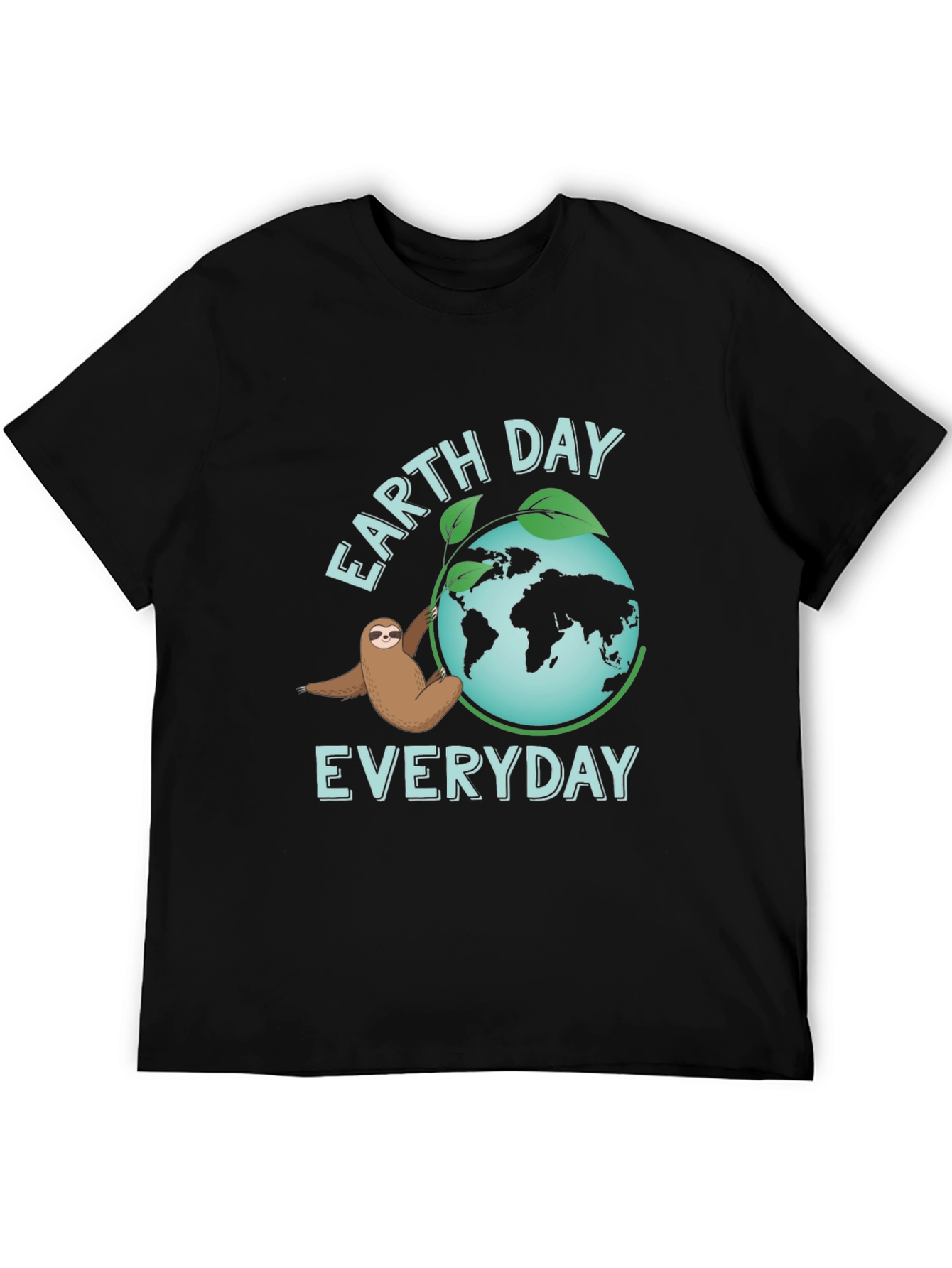 Earth Day Sloth T-Shirt - Everyday Eco-Friendly Tee