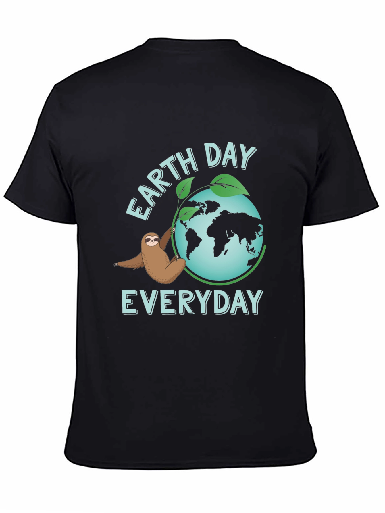 Earth Day Sloth T-Shirt - Everyday Eco-Friendly Tee