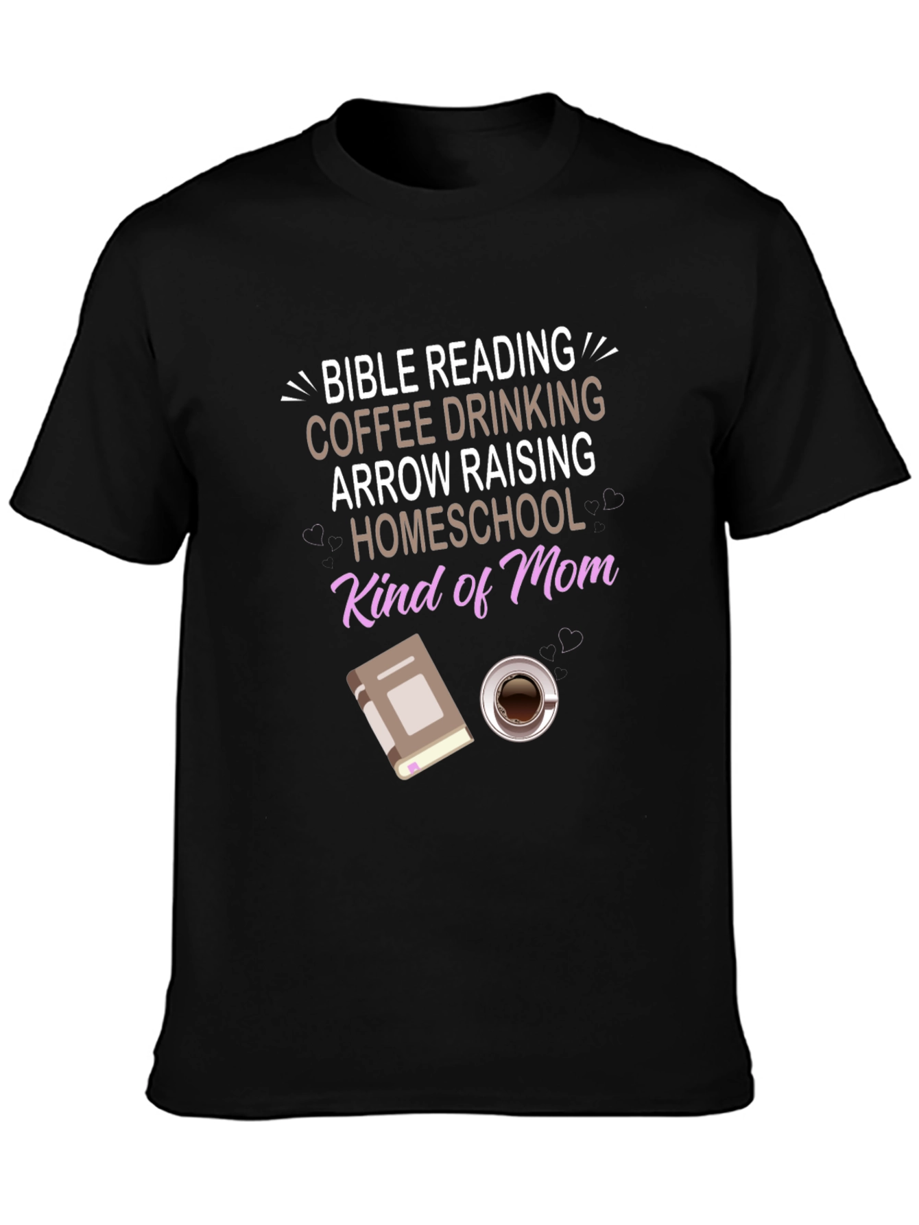 Bible Reading Coffee Homeschool Mom T-Shirt