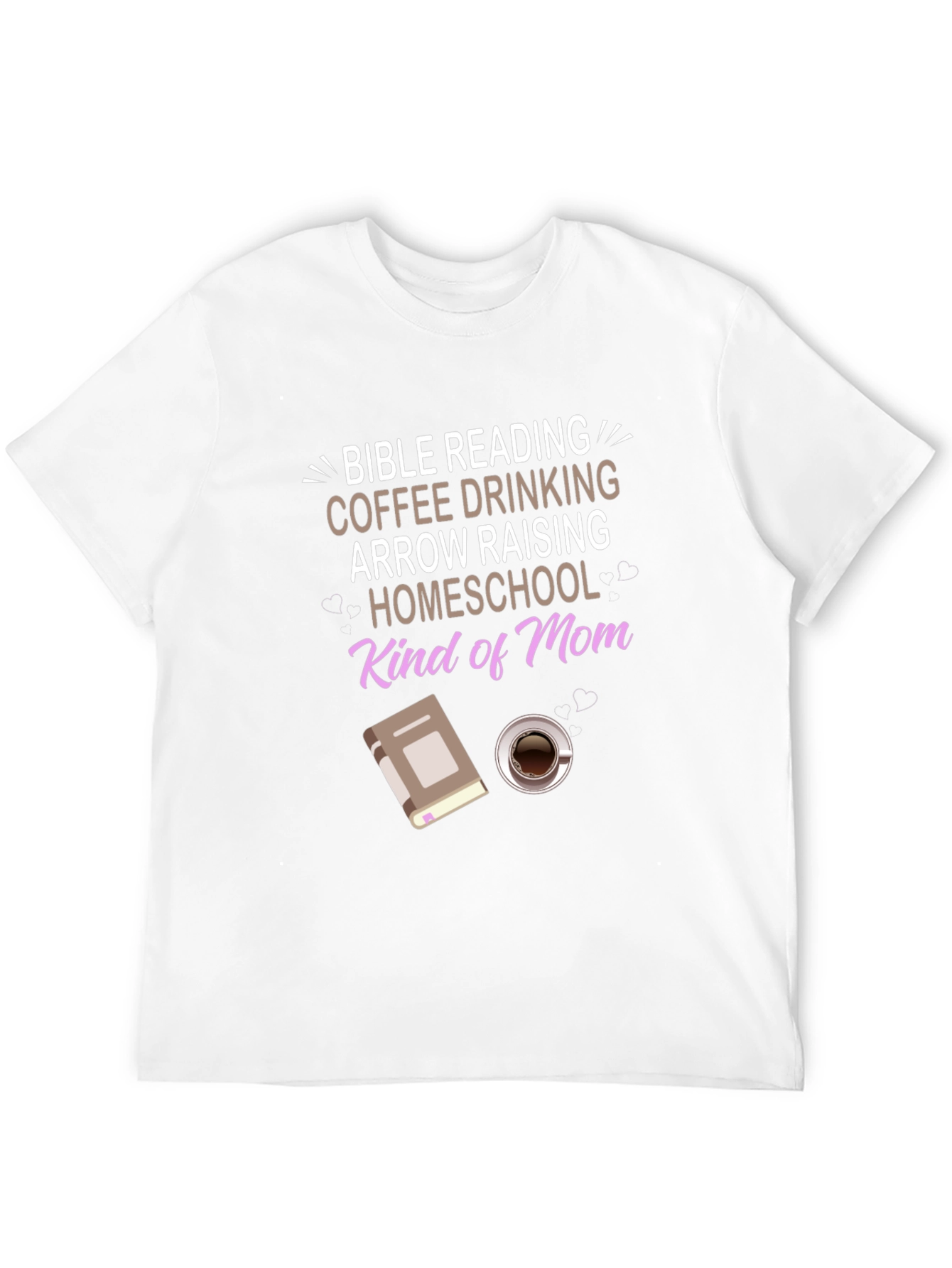 Bible Reading Coffee Homeschool Mom T-Shirt