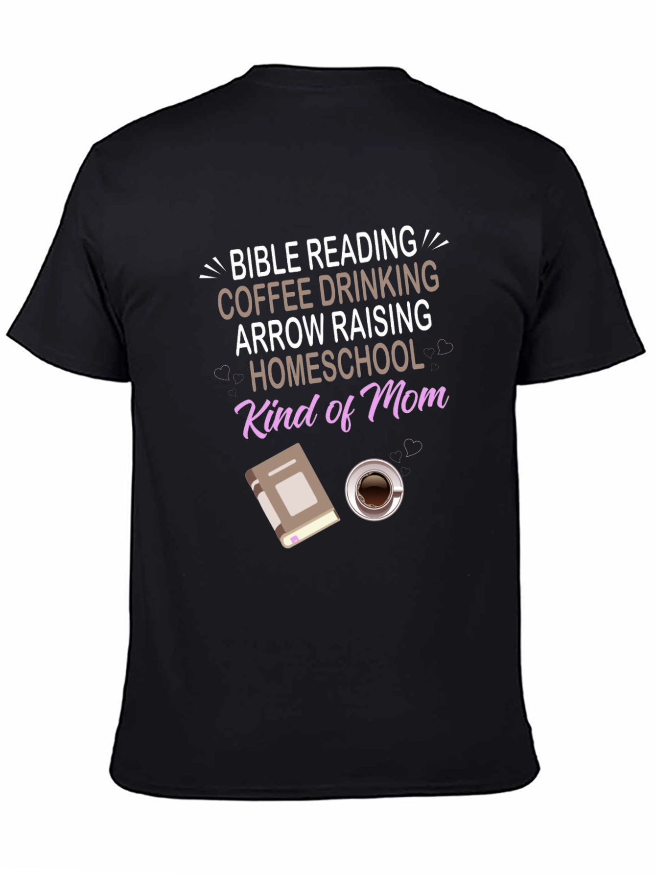 Bible Reading Coffee Homeschool Mom T-Shirt