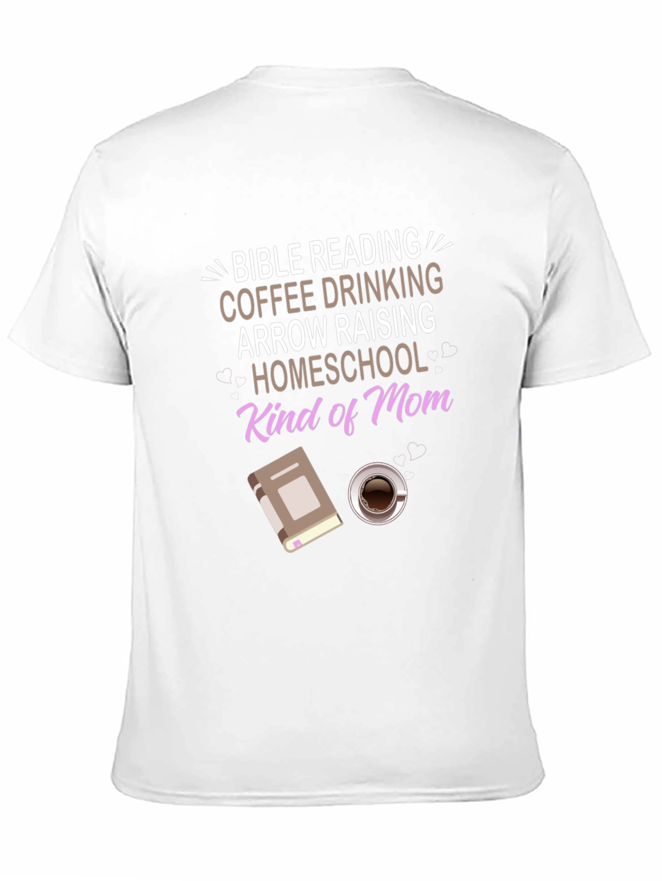 Bible Reading Coffee Homeschool Mom T-Shirt