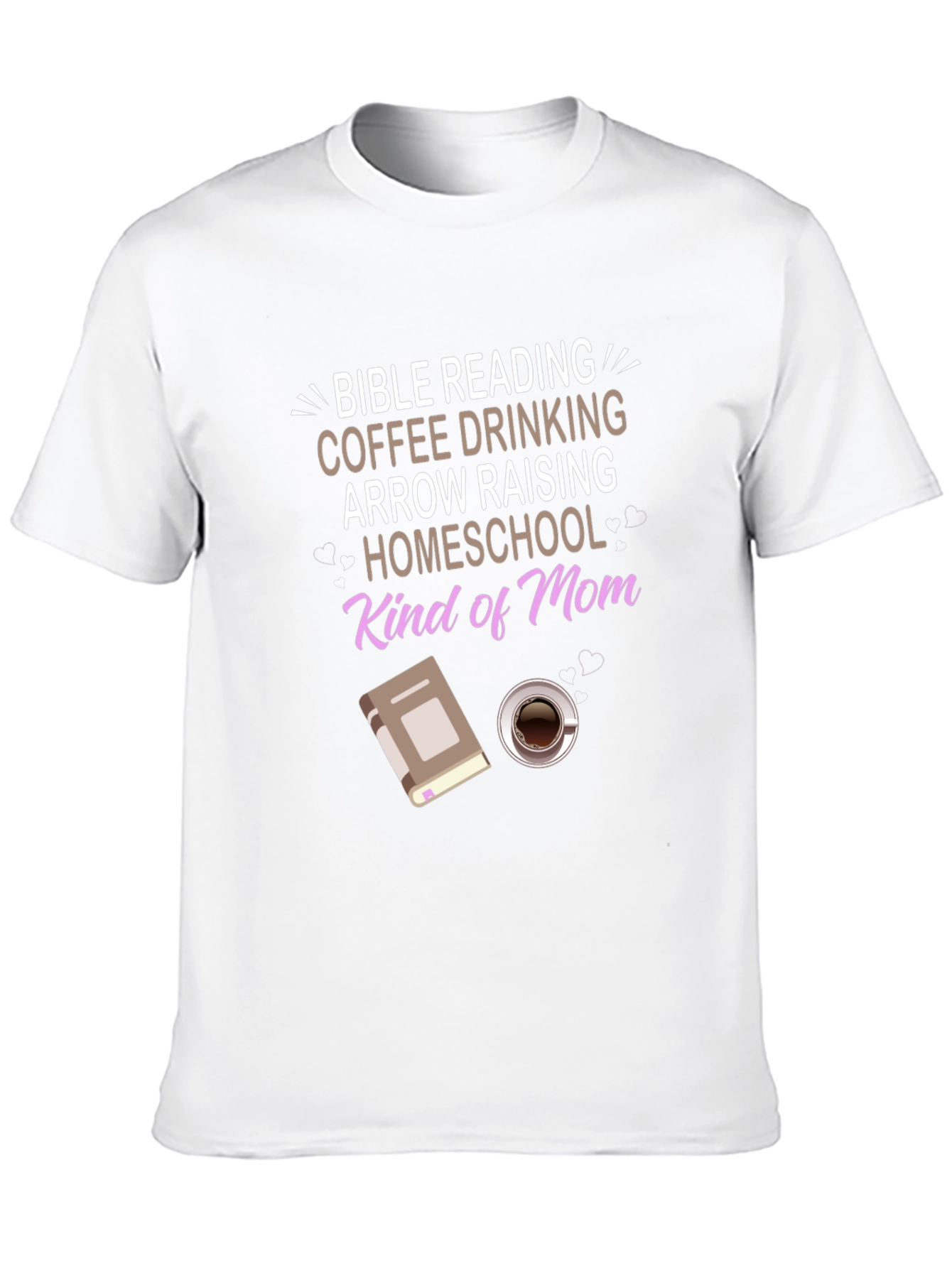 Bible Reading Coffee Homeschool Mom T-Shirt