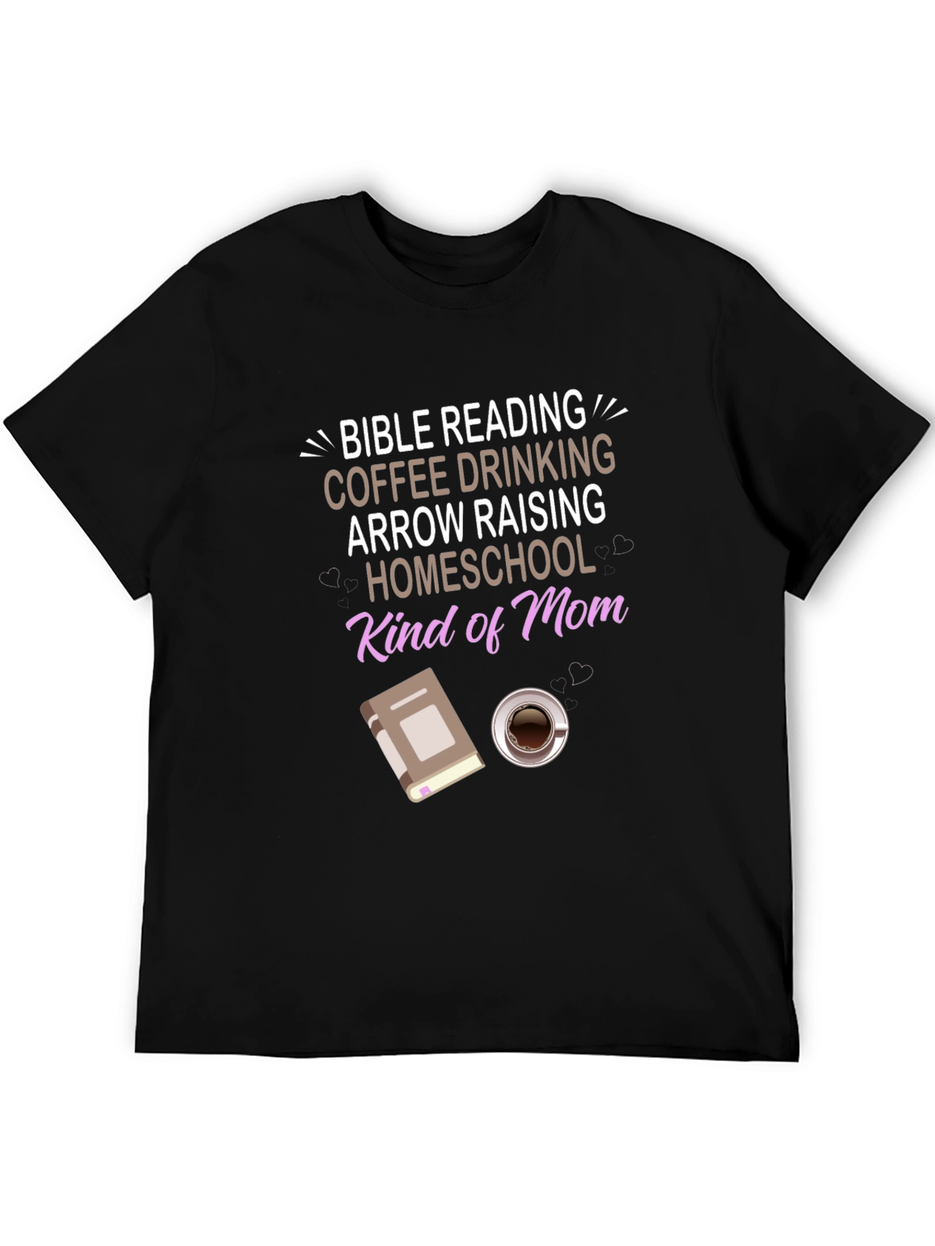 Bible Reading Coffee Homeschool Mom T-Shirt