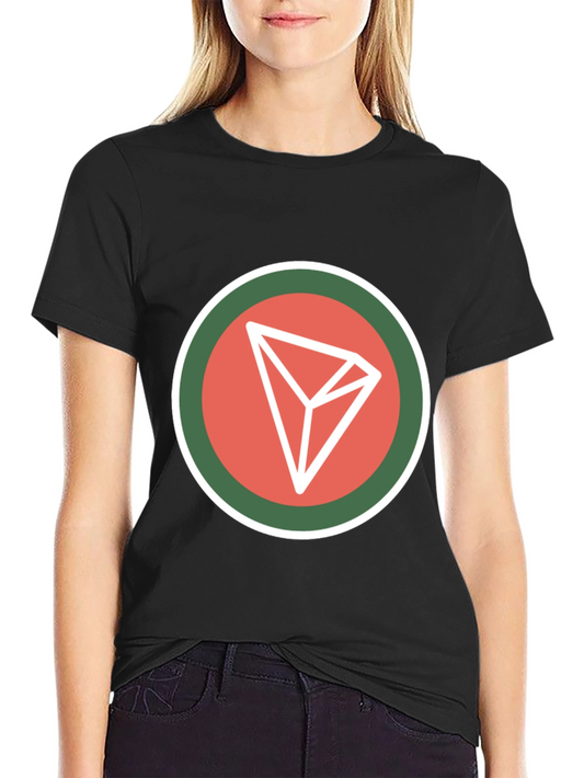 Tron Crypto Logo Black T-Shirt
