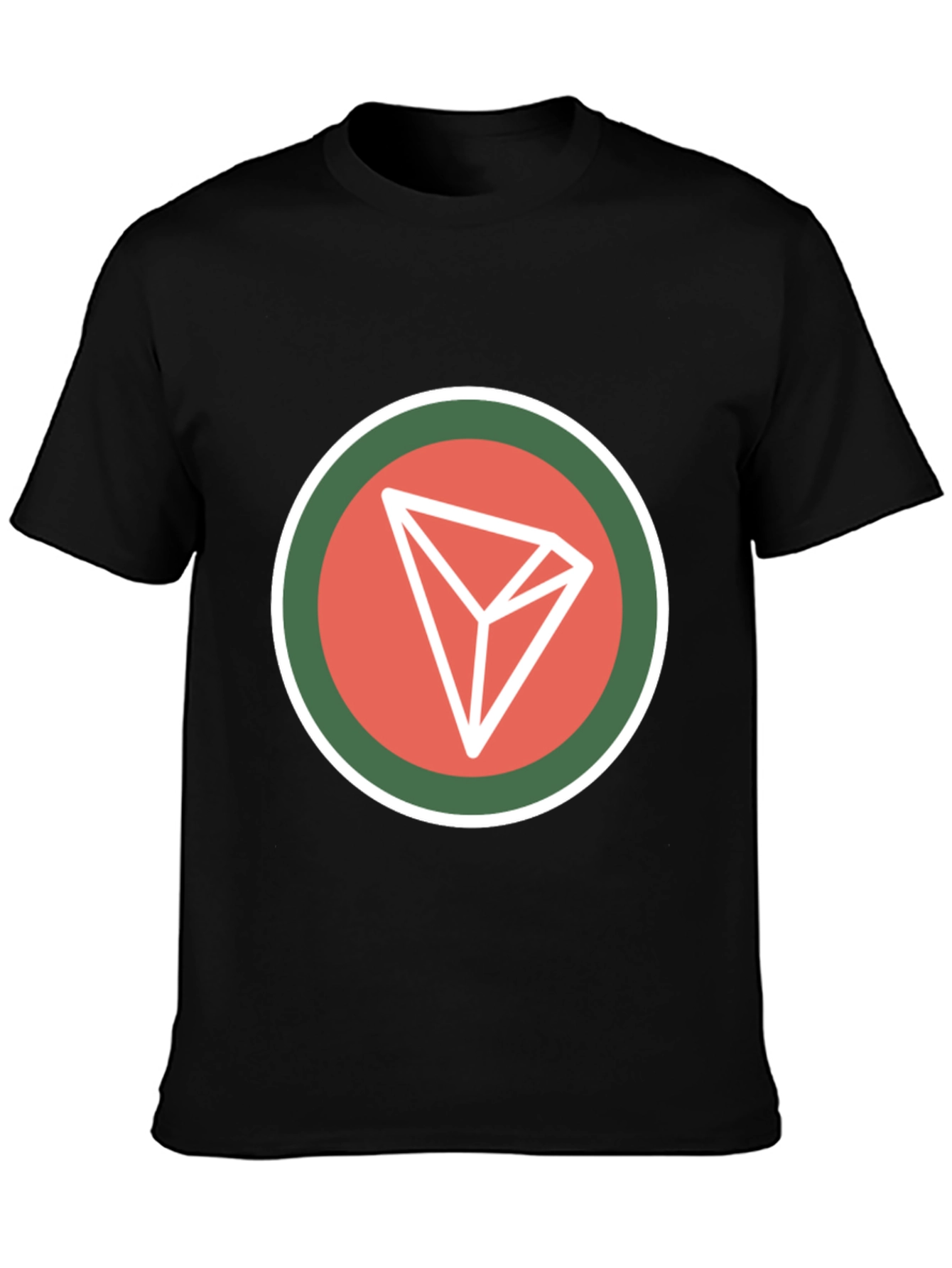 Tron Crypto Logo Black T-Shirt