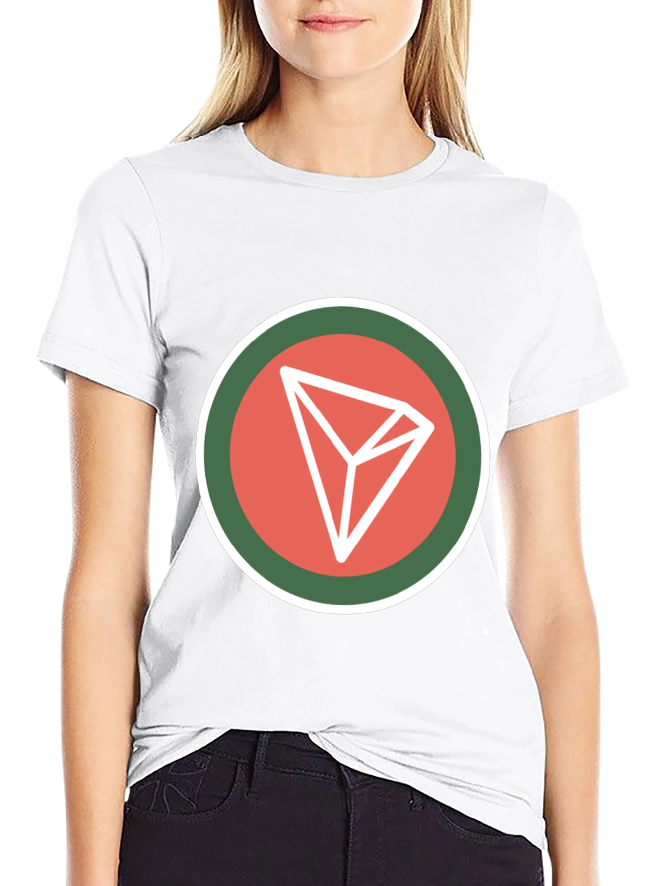 Tron Crypto Logo Black T-Shirt