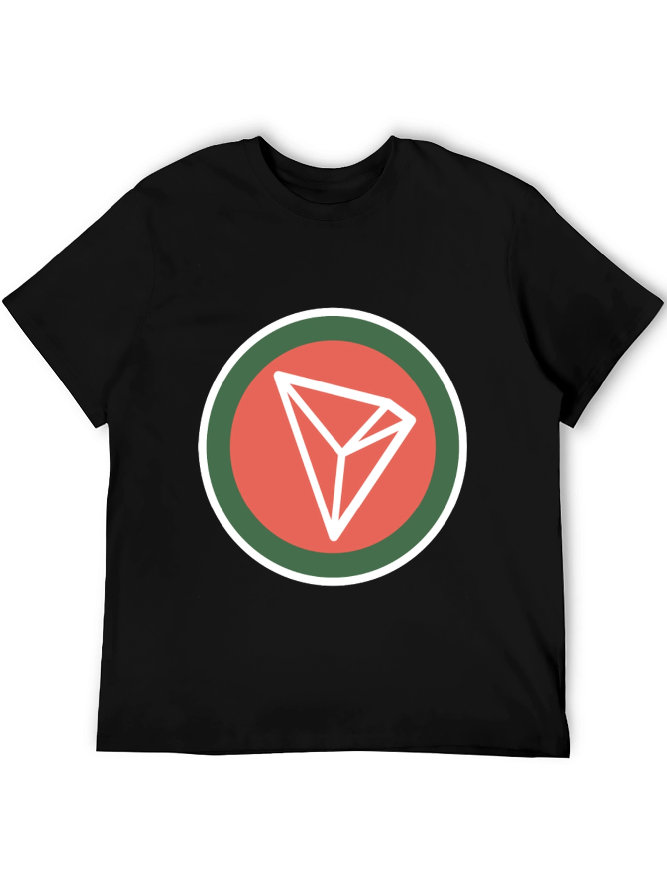 Tron Crypto Logo Black T-Shirt