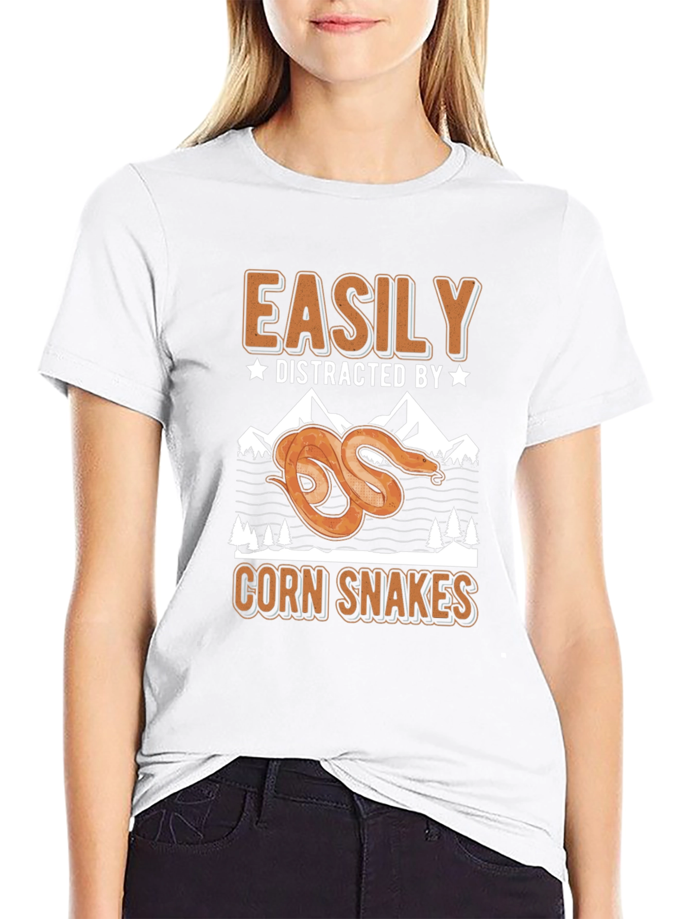 Easily Distracted by Corn Snakes T-Shirt