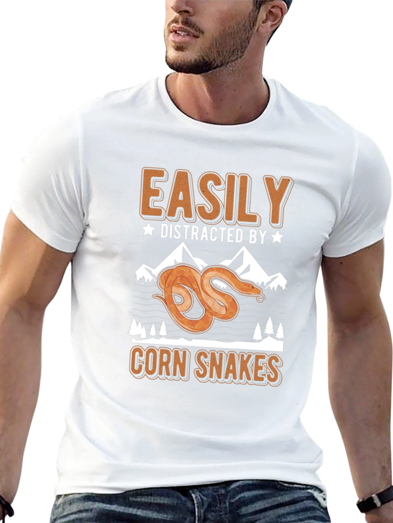 Easily Distracted by Corn Snakes T-Shirt