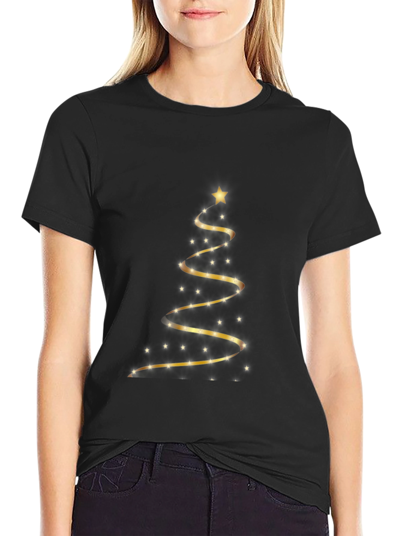 Festive Christmas Tree Graphic Tee