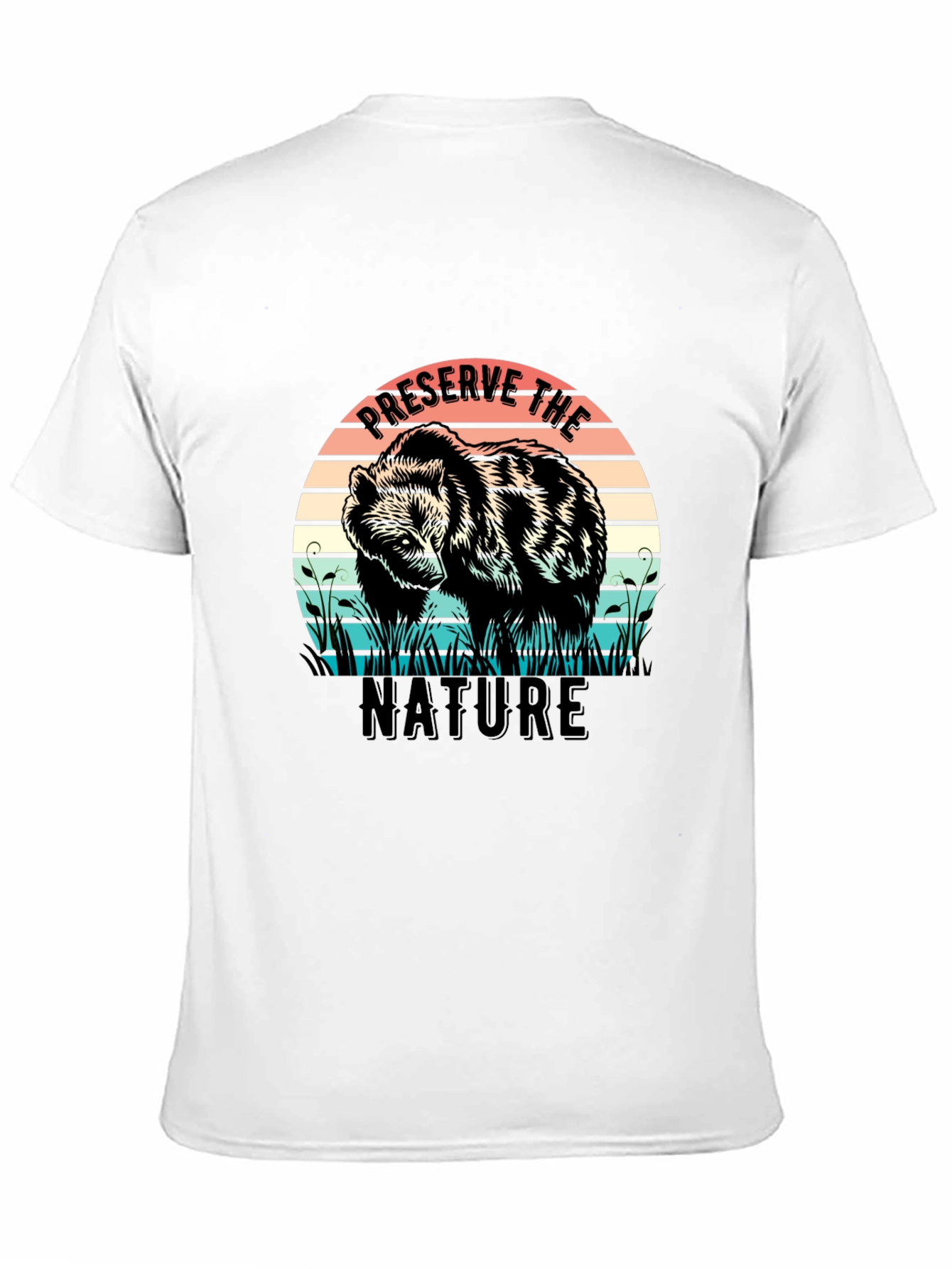 Preserve Nature Bear Graphic Tee