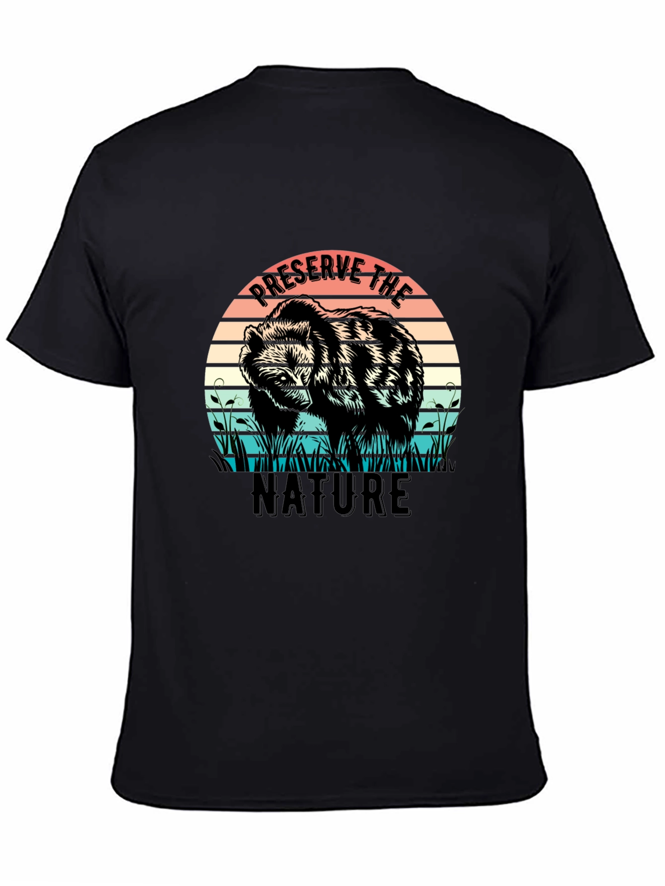 Preserve Nature Bear Graphic Tee
