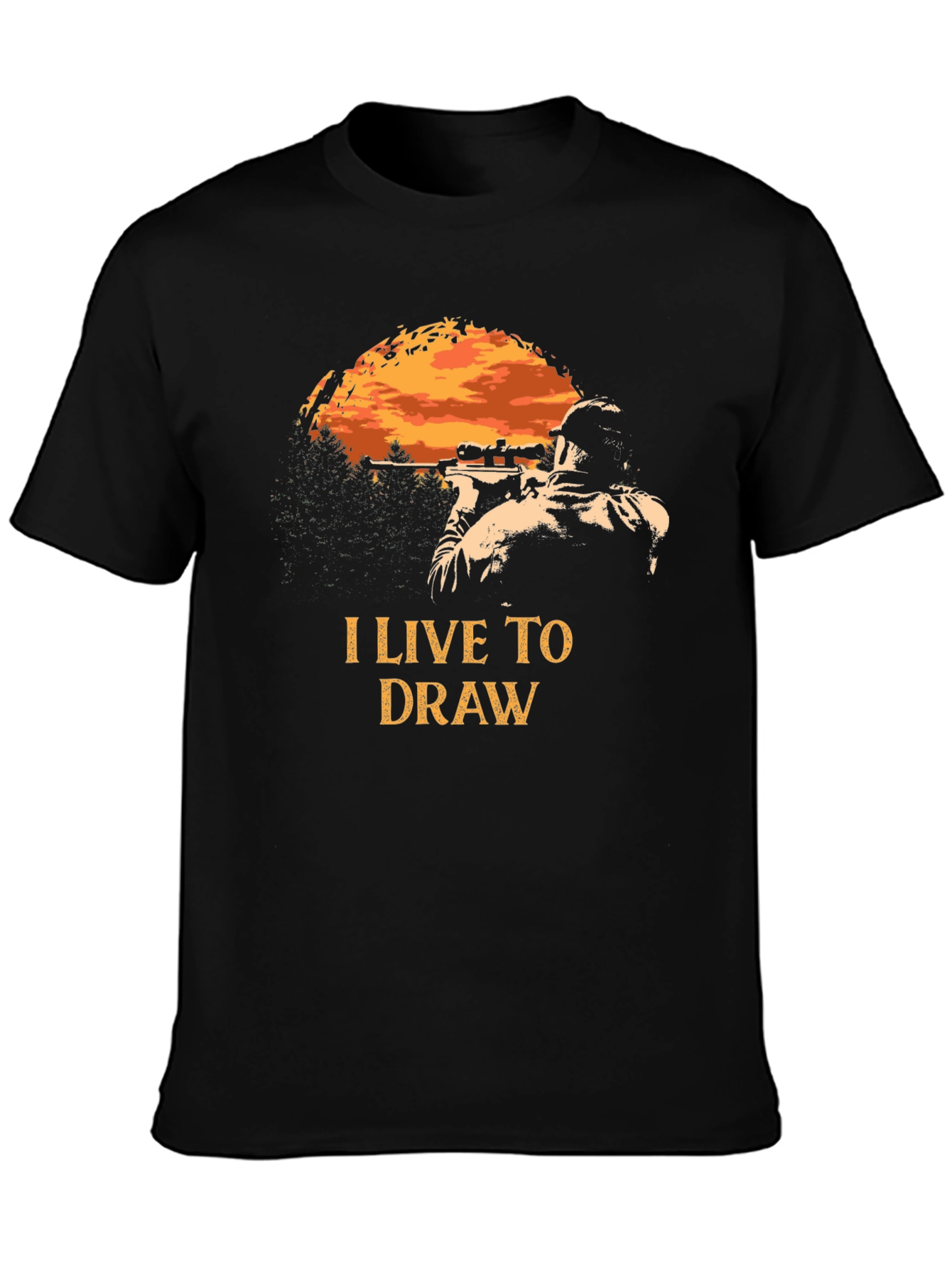 I Live To Draw Graphic Tee