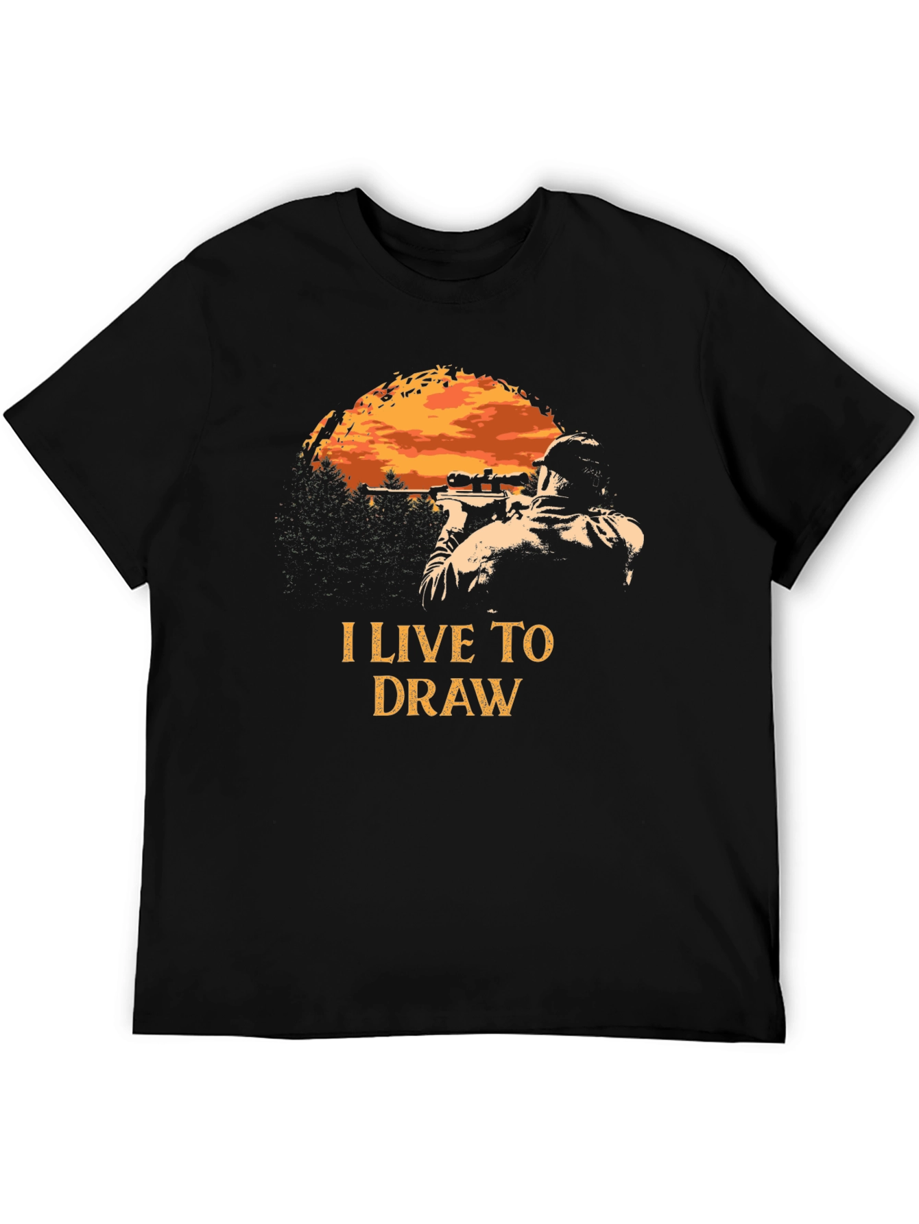 I Live To Draw Graphic Tee